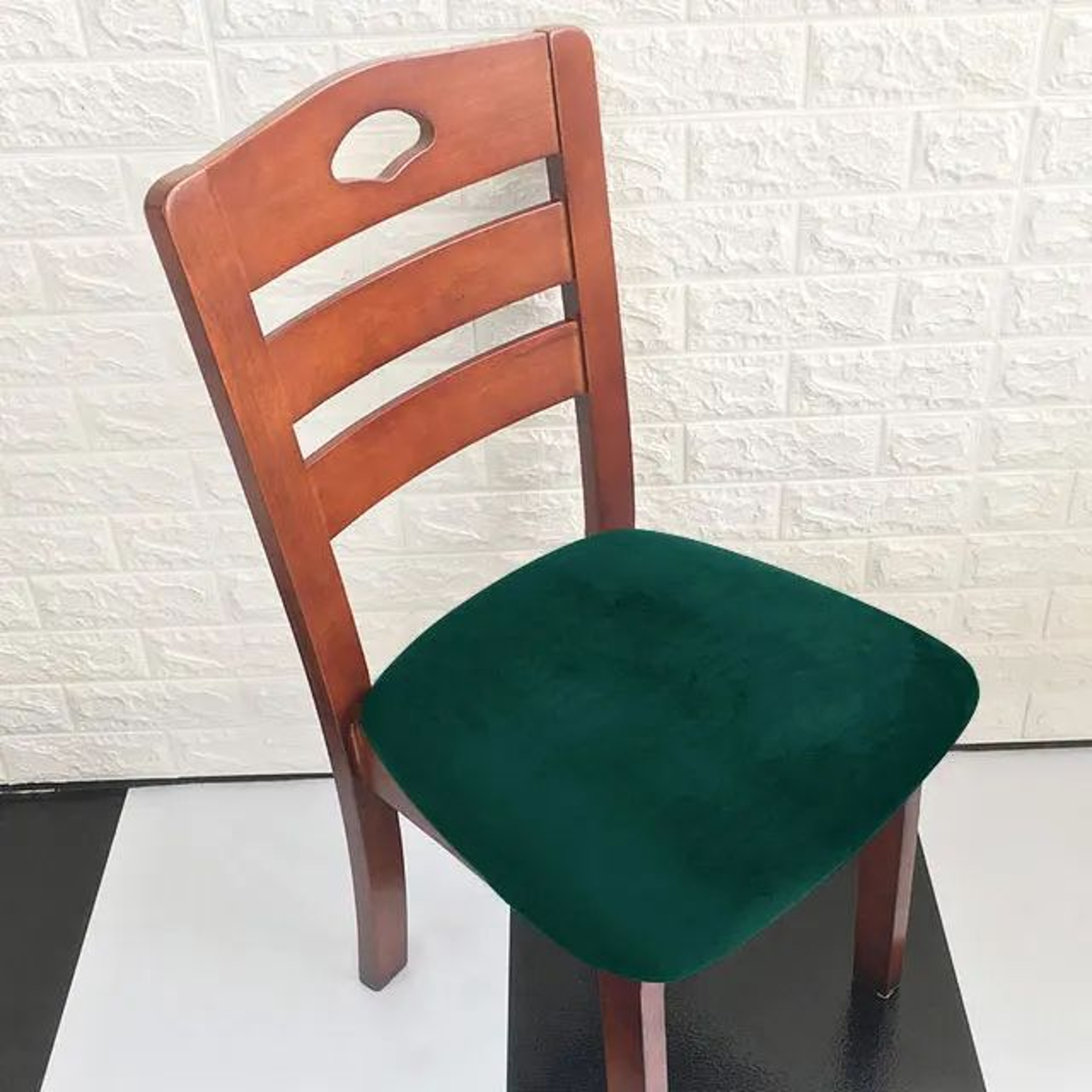 Velvet Stretch Chair Seat Cover NonSlip Elastic Furniture Protector 15