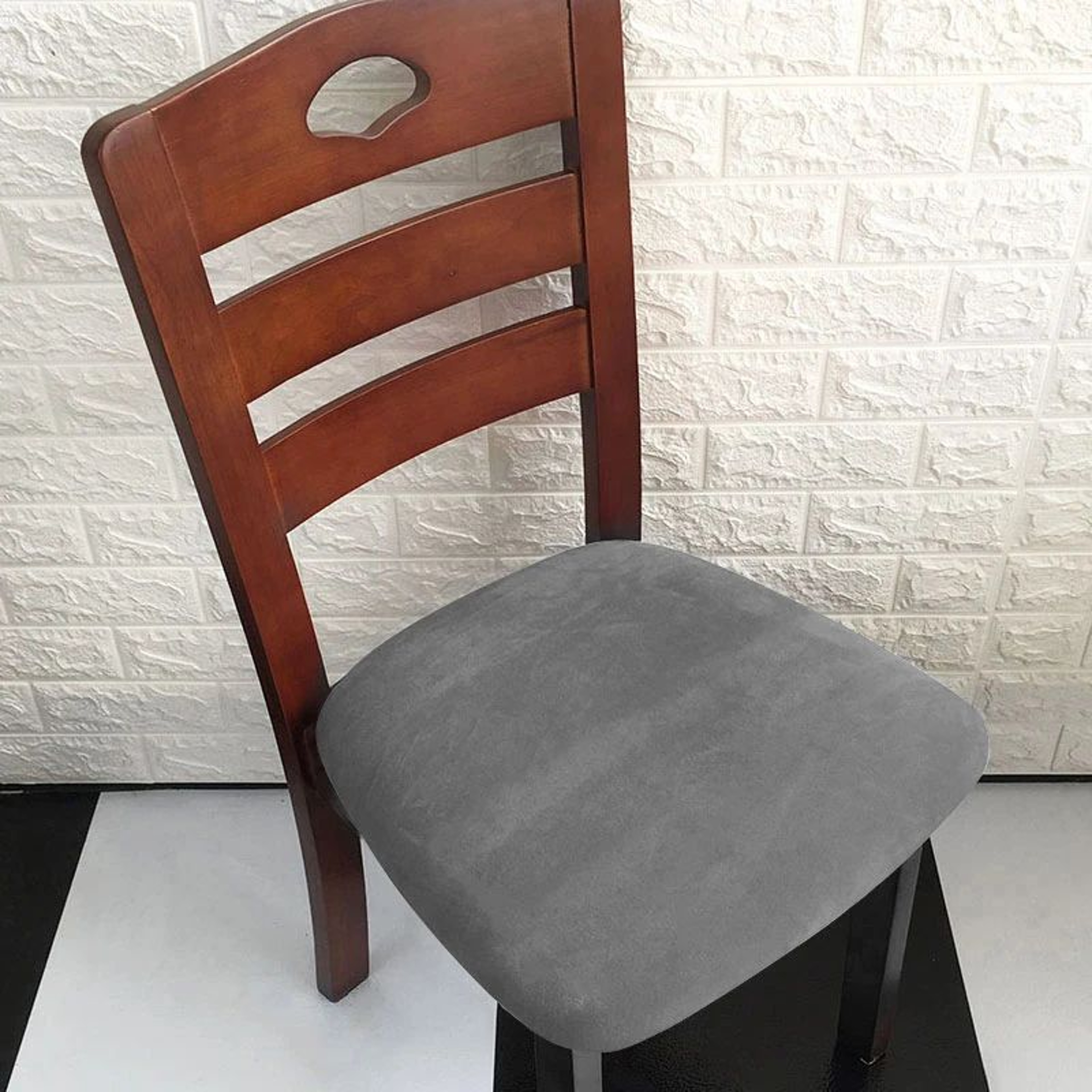 Velvet Stretch Chair Seat Cover NonSlip Elastic Furniture Protector 10
