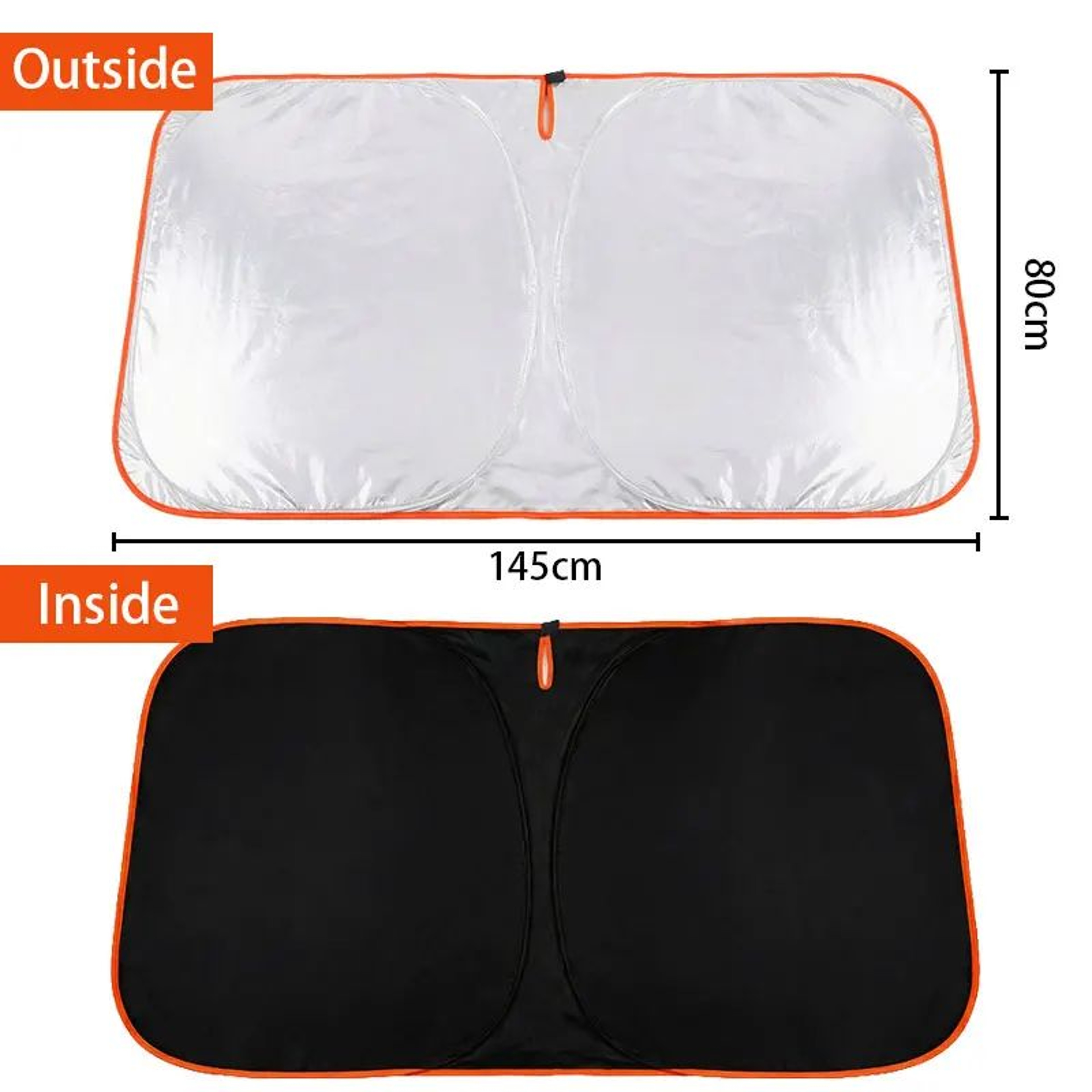 Foldable Car Windshield Sun Shade UV and Heat Protector – view 3