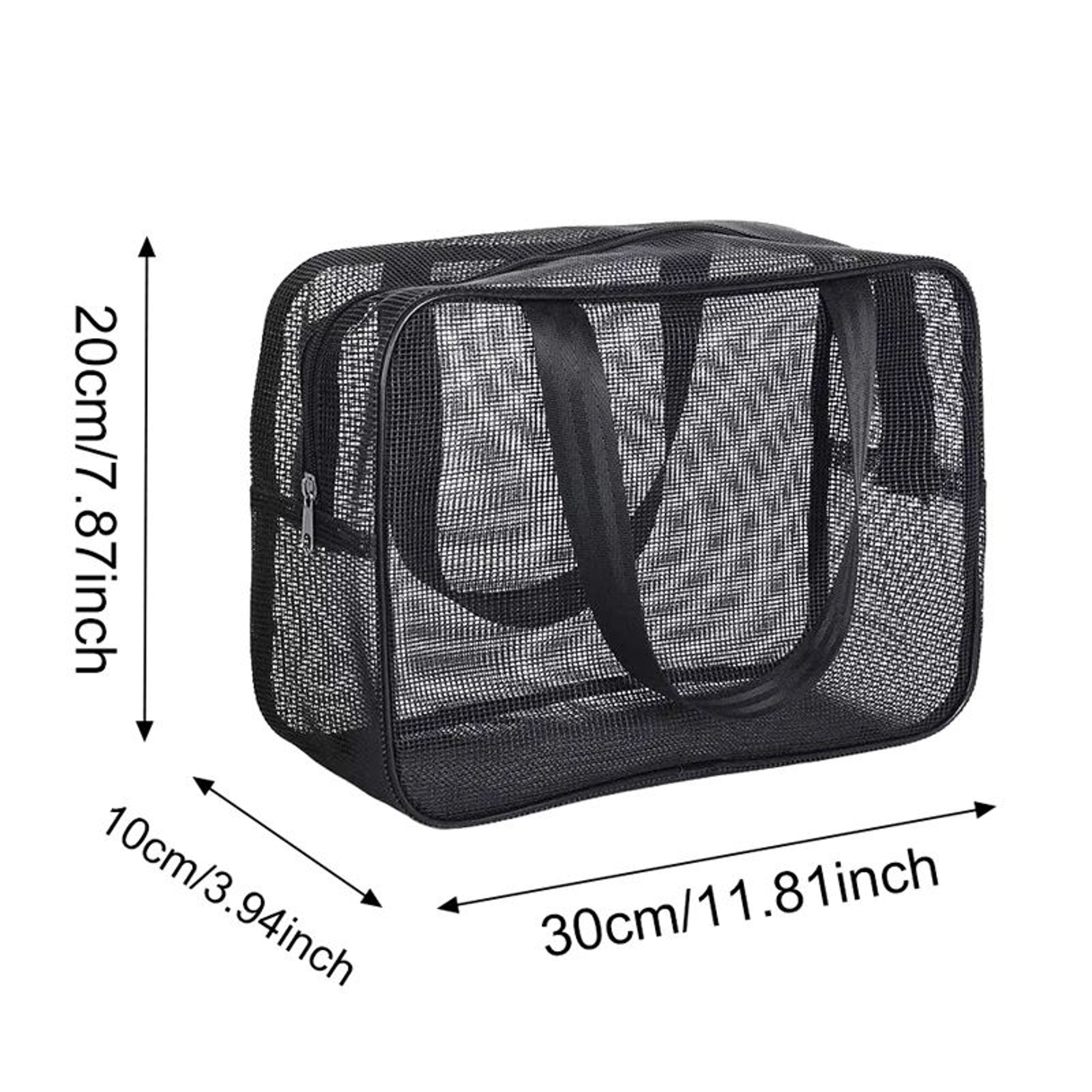 Large Capacity Mesh Shower Caddy Tote Bag Quick Dry Toiletry Organizer – view 7