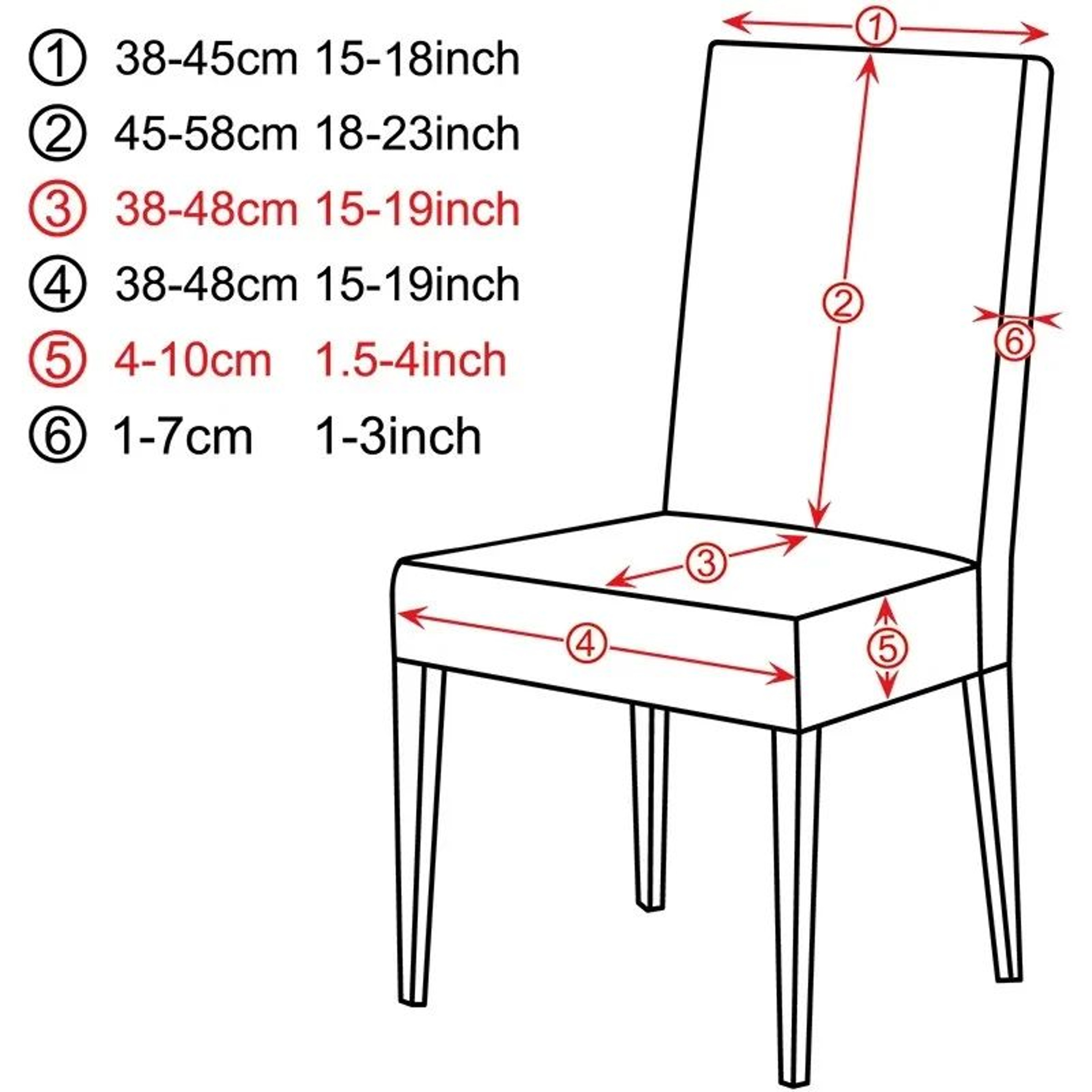 Solid Color Stretch Dining Chair Cover Washable Furniture Protector – view 7