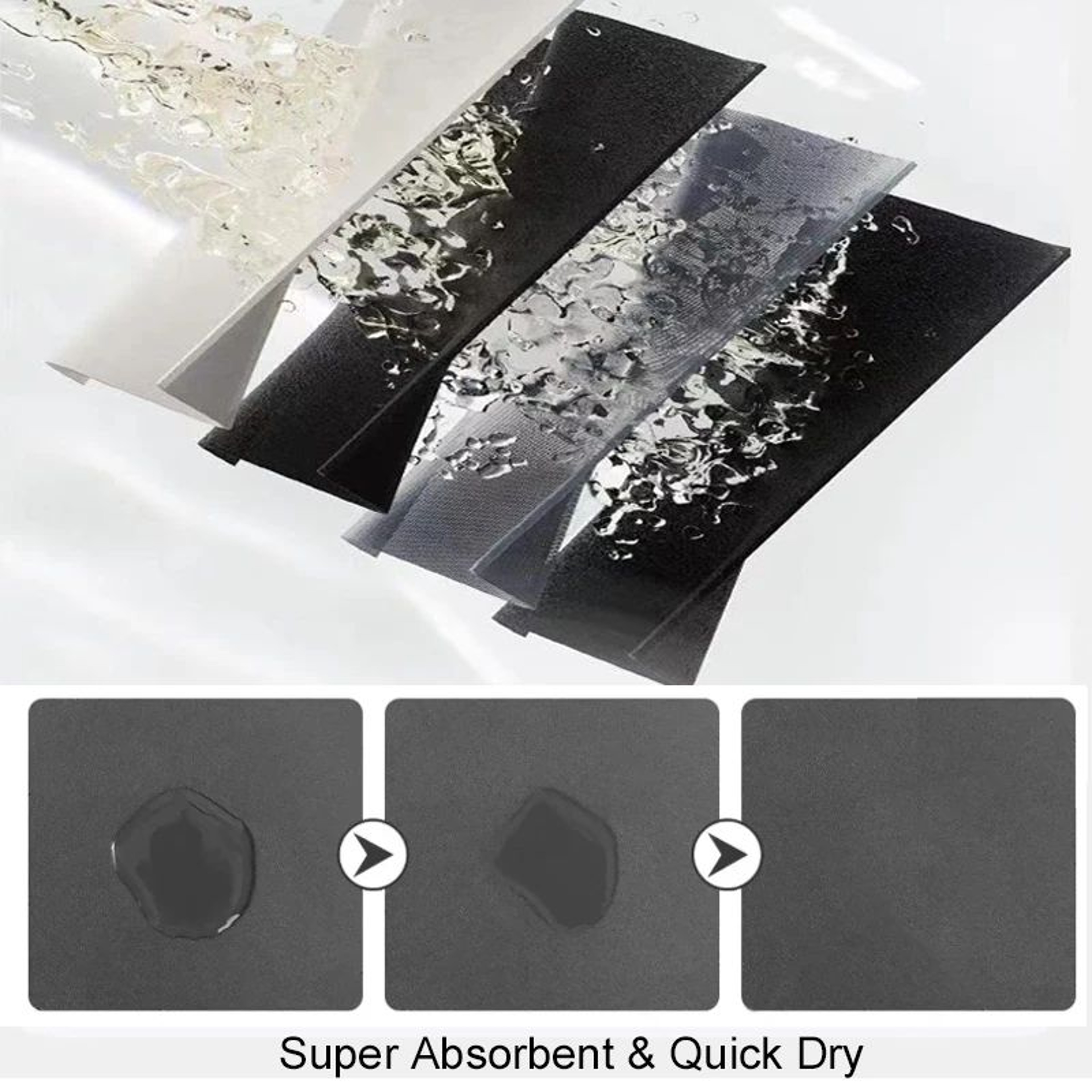 QuickDry Absorbent Pet Feeding Mat With NonSlip Waterproof Backing 3