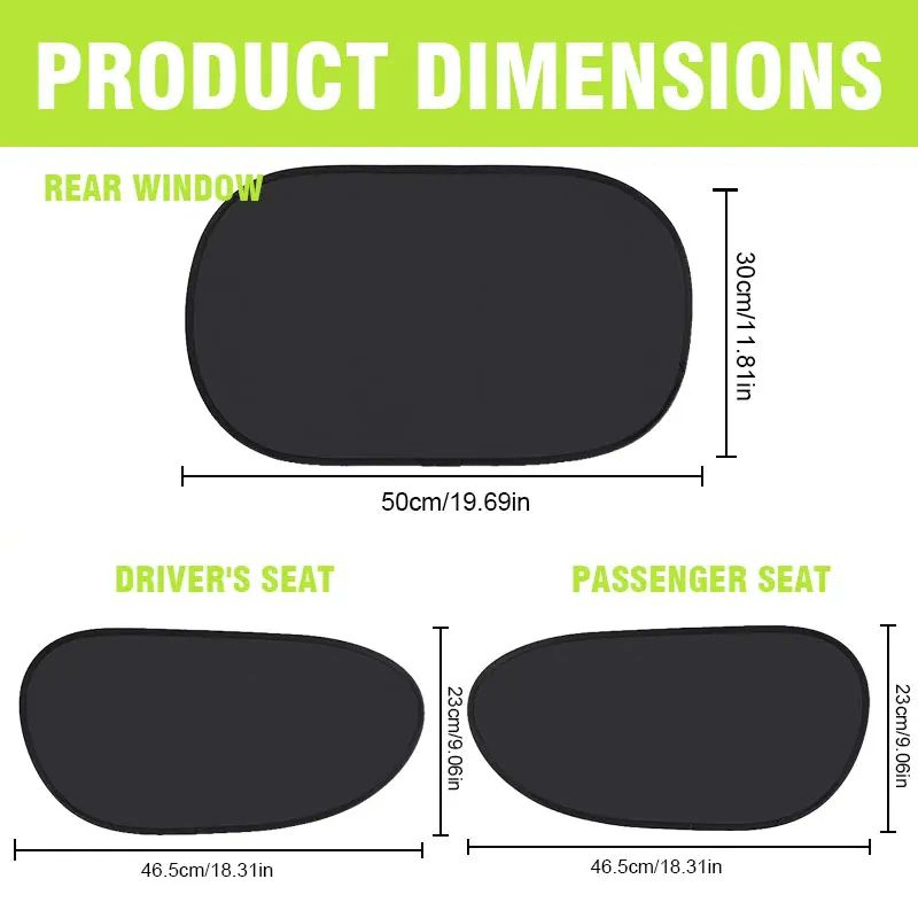 Electrostatic Car Window Sun Shade UV Protection Cover – view 7