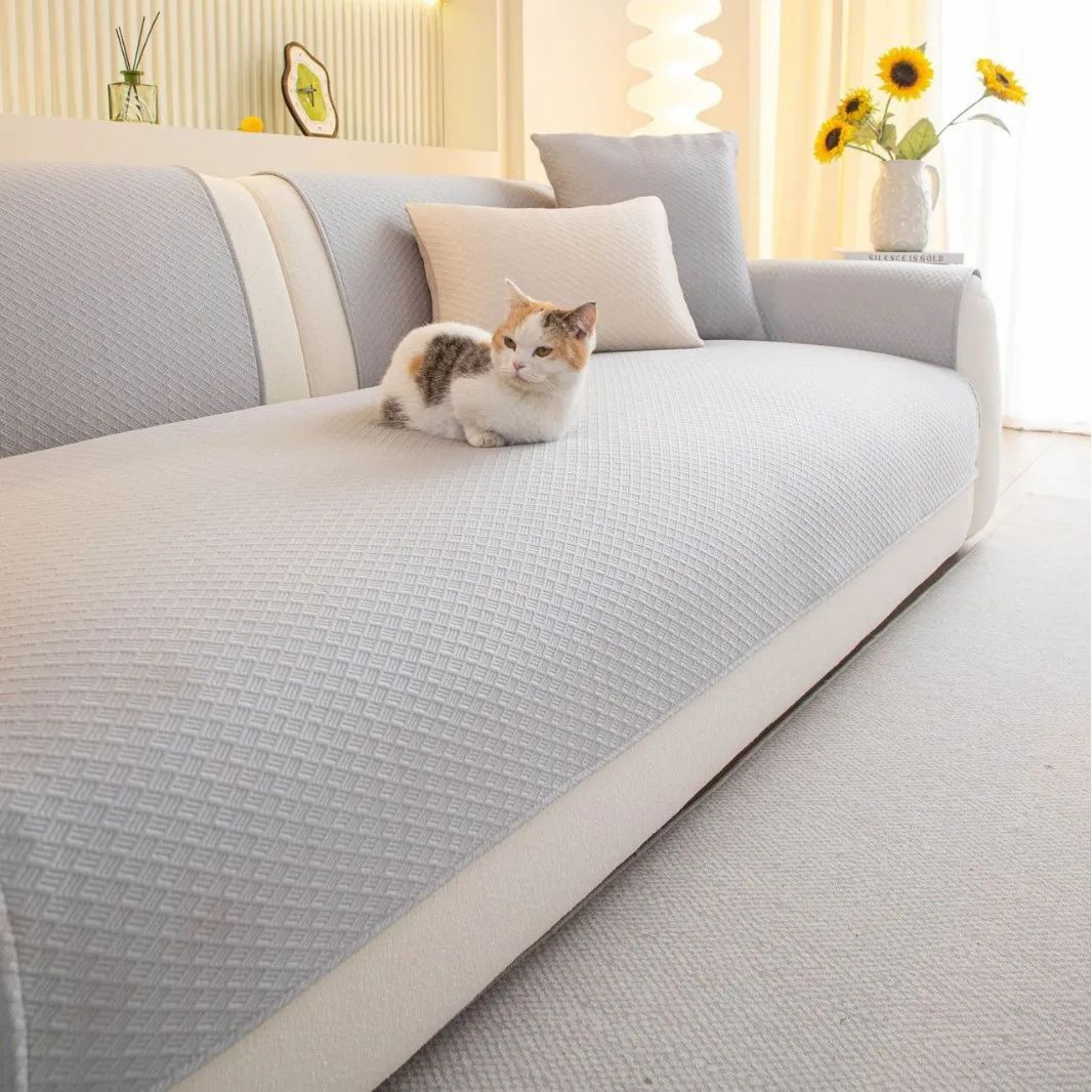 Cooling Ice Silk Sofa Cushion Cover with Anti-Slip Design – view 6