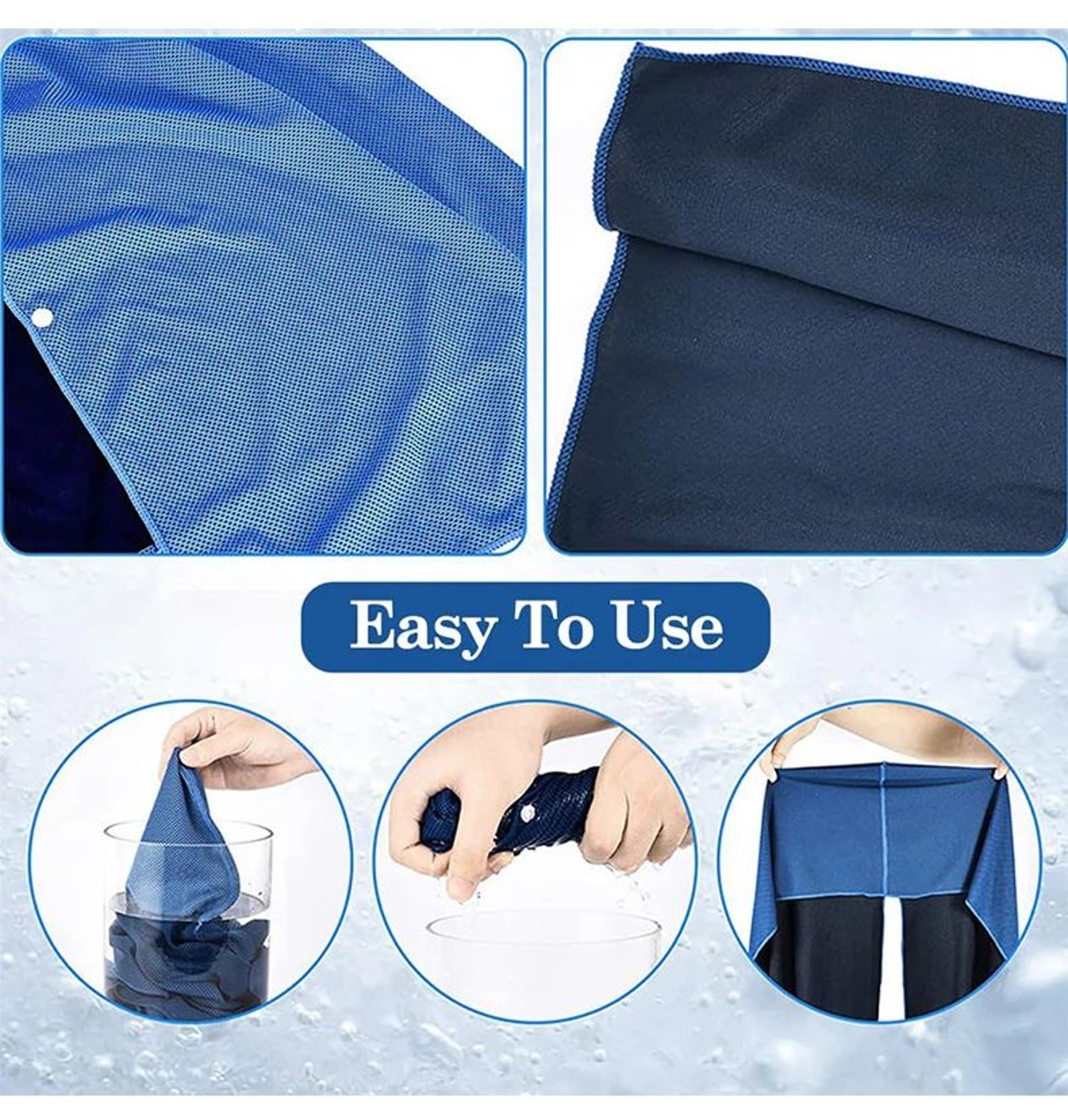 Instant Cooling Hoodie Towel For Sports Gym And Outdoor Activities 4