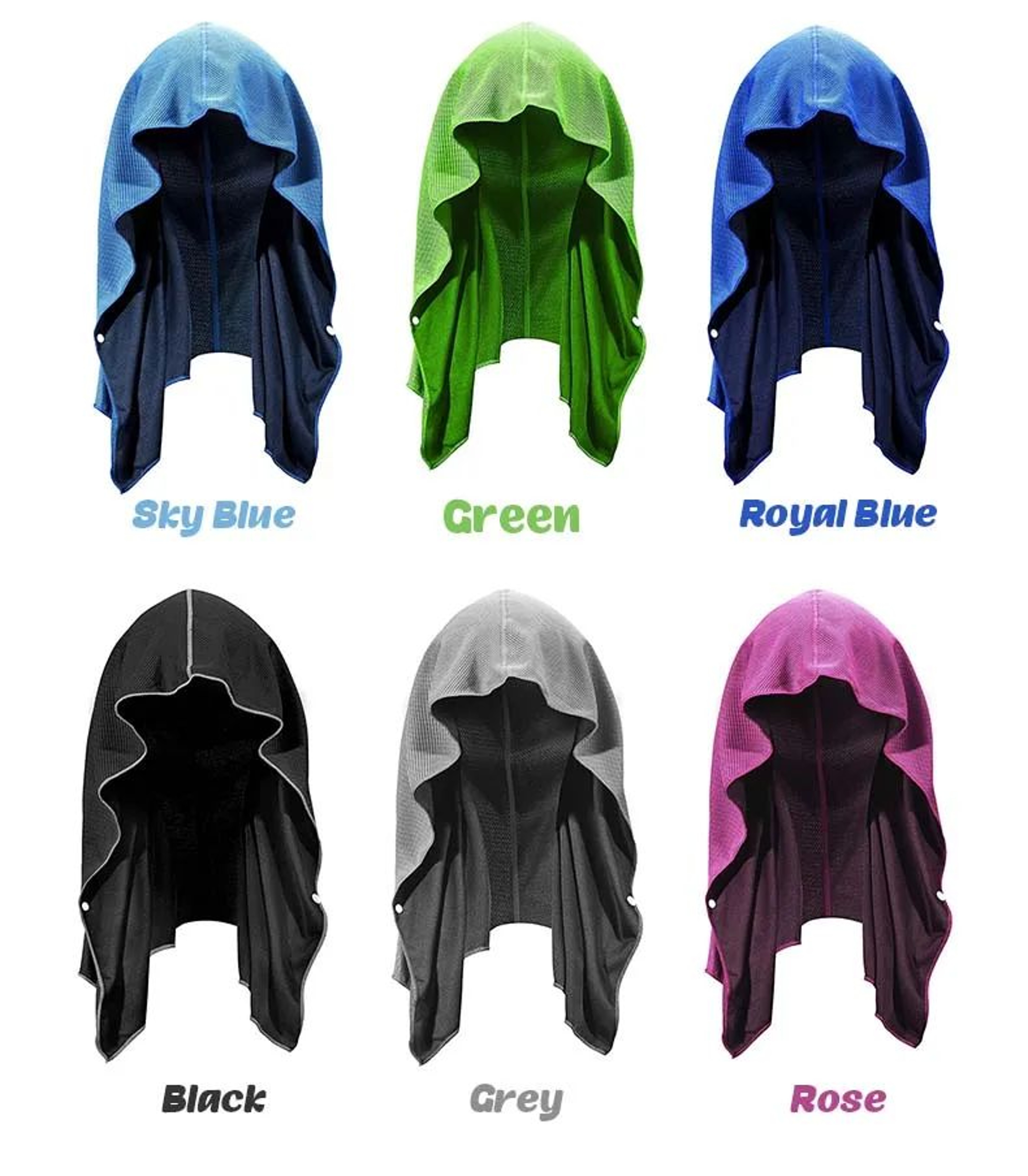 Instant Cooling Hoodie Towel For Sports Gym And Outdoor Activities 0
