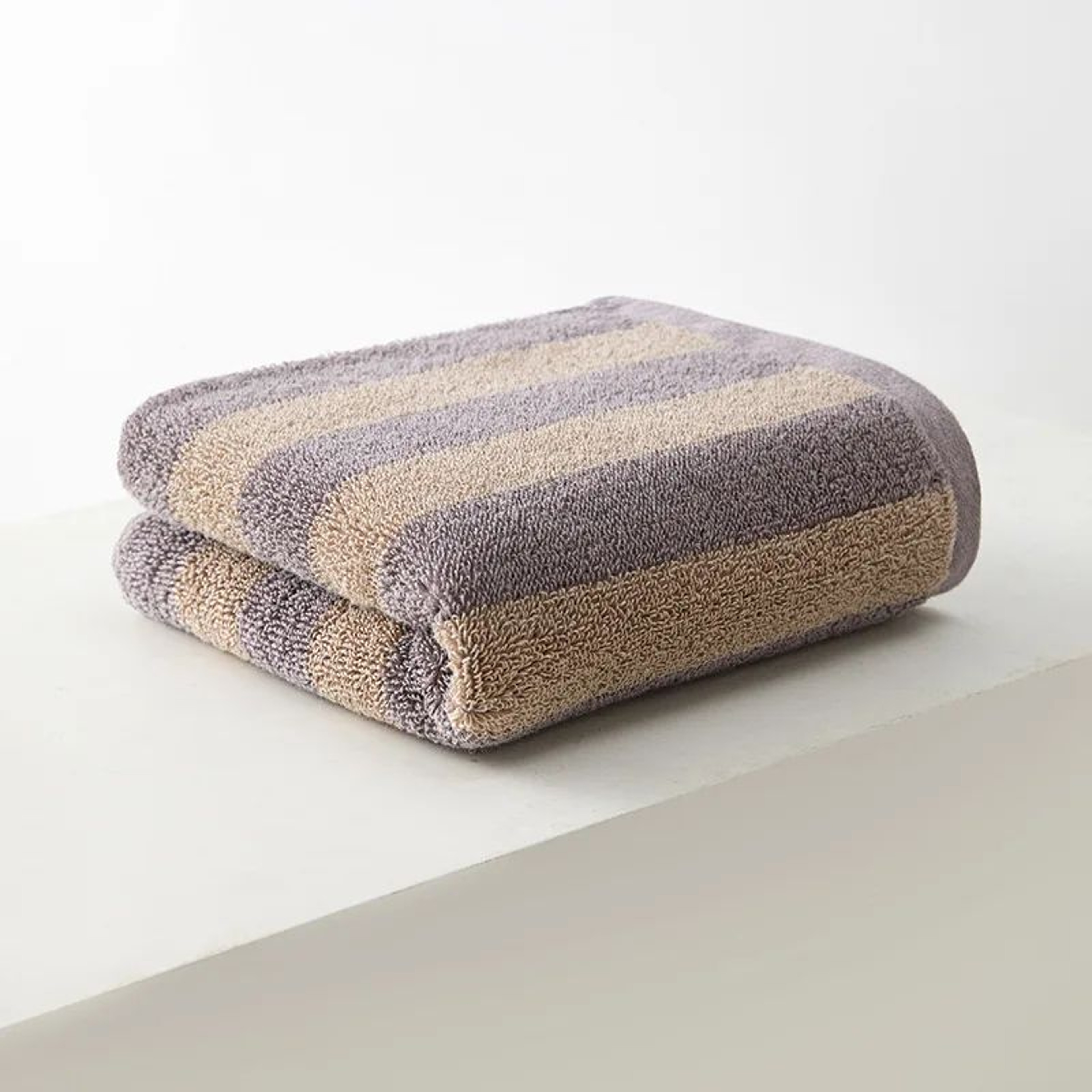 Plaid Cotton Bath Towel Set Soft Absorbent Lightweight Bathroom Towels 15