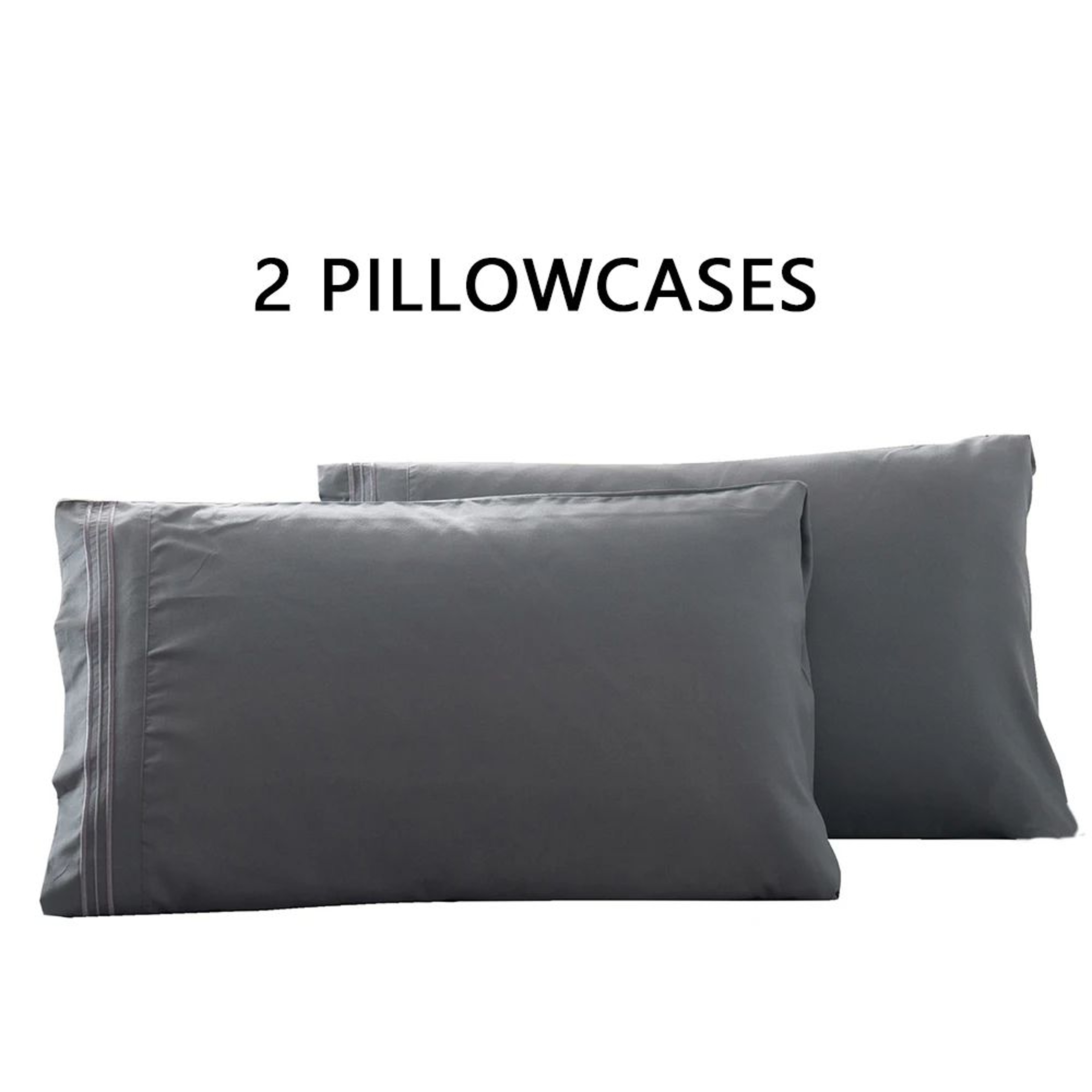 Soft Breathable Envelope Pillowcase Set 2PCS For Queen And King Beds 9