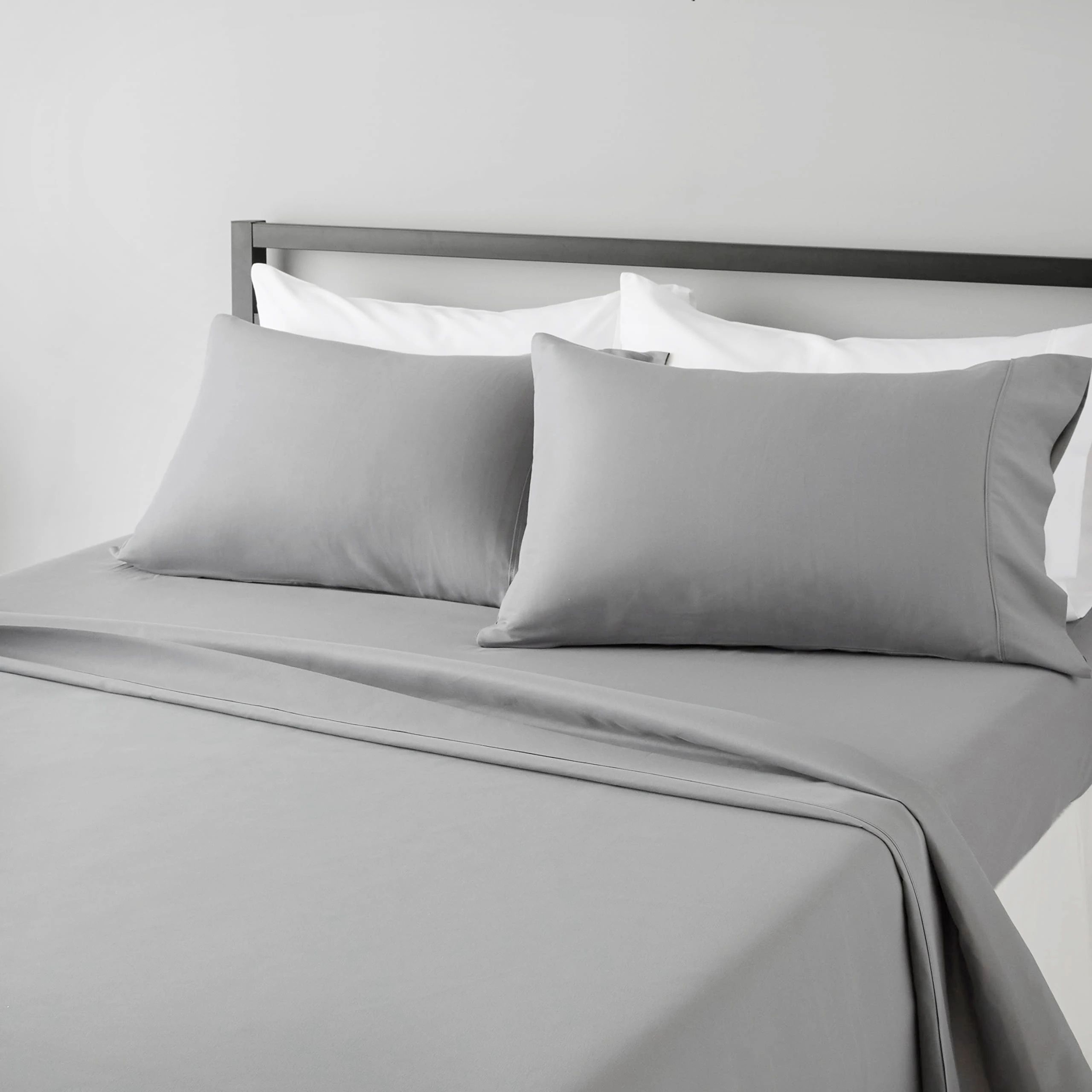 4 Piece Soft Microfiber Bed Sheet Set With Flat Sheet Fitted Sheet And Pillowcases 16