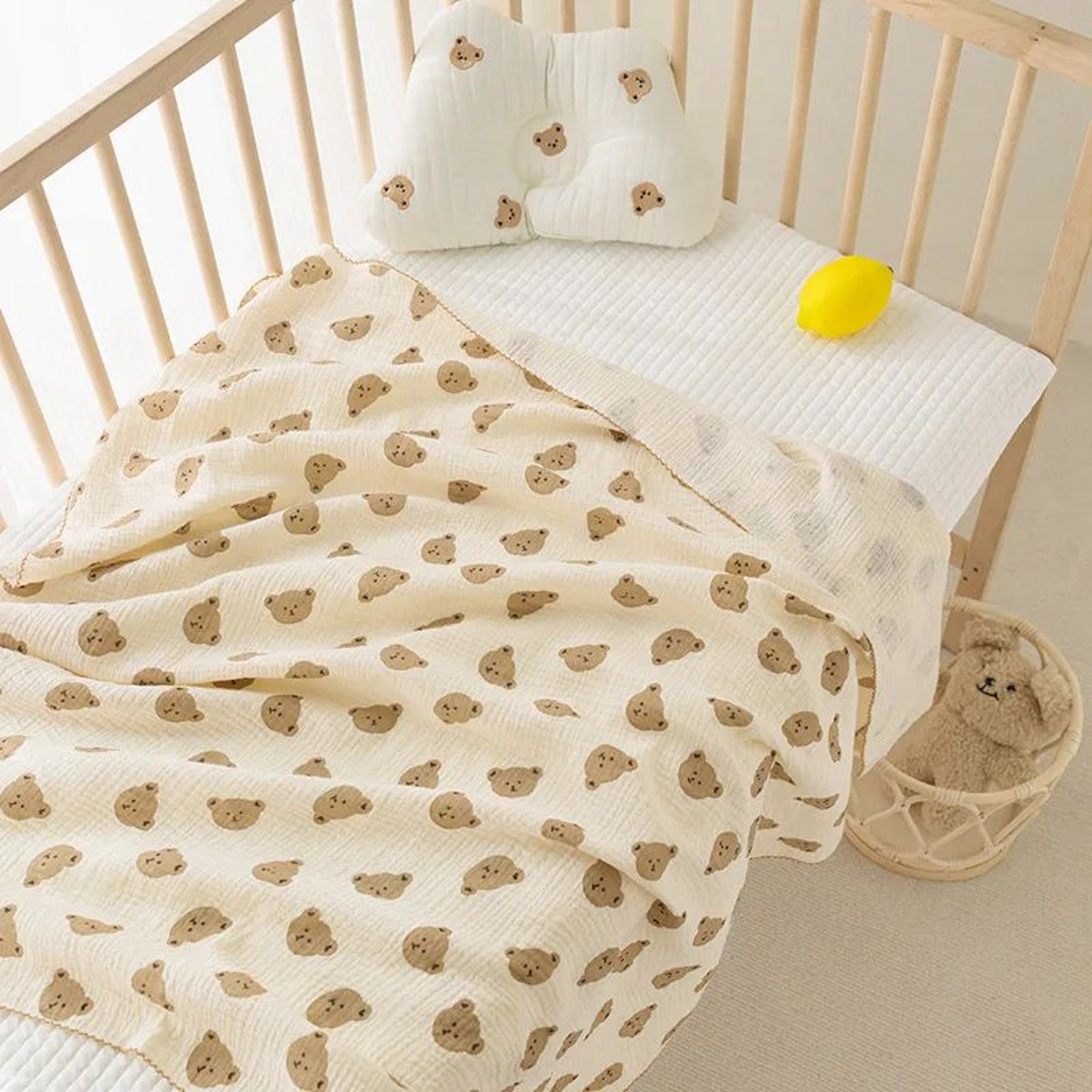 Soft Breathable 100% Cotton Muslin Baby Swaddle Blanket for Newborns – view 14