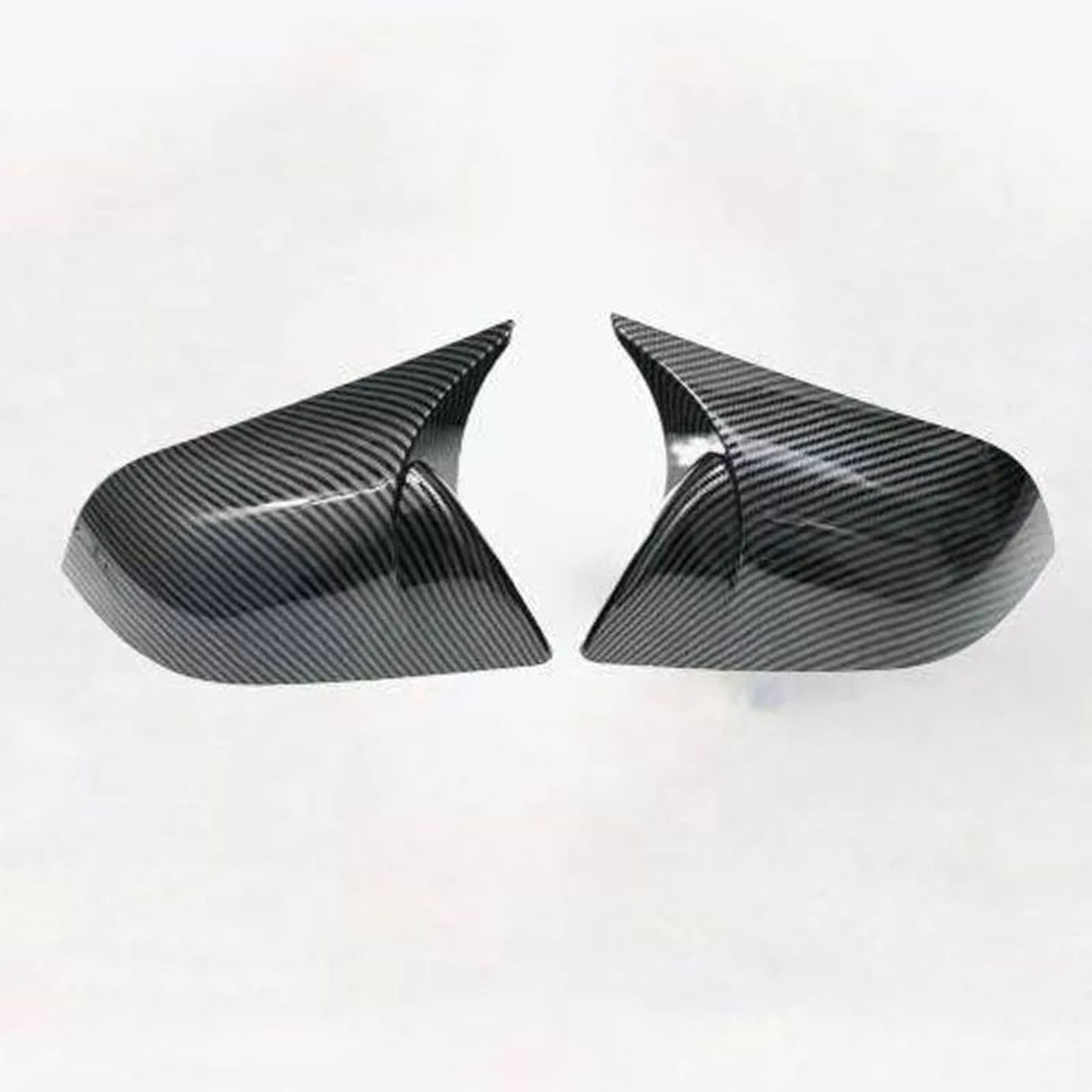 Tesla Model 3 Horn Style Mirror Covers Gloss Black Exterior Overlay 20212024 4
