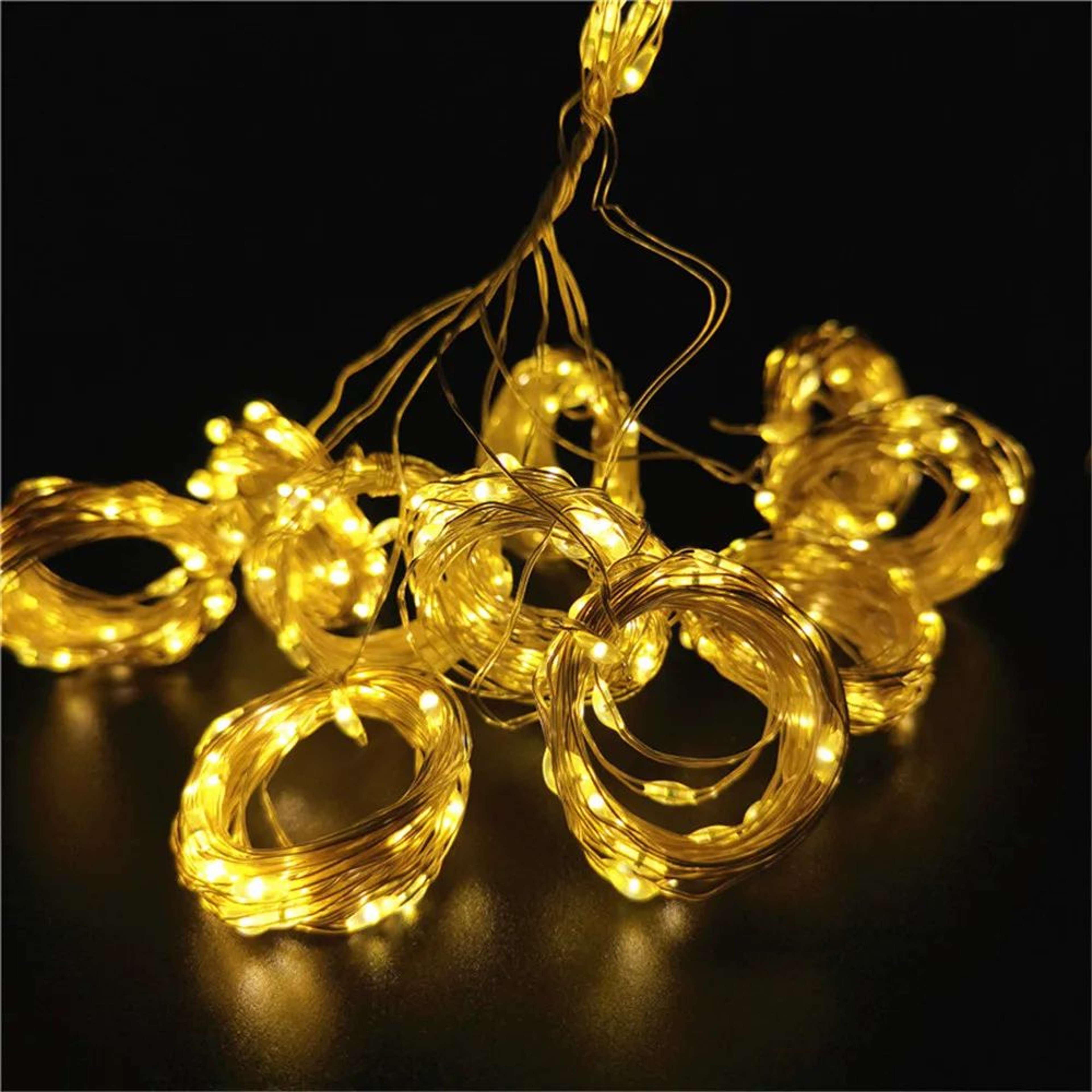 3M6M USB LED Curtain Fairy Lights With Remote And 8 Lighting Modes 5