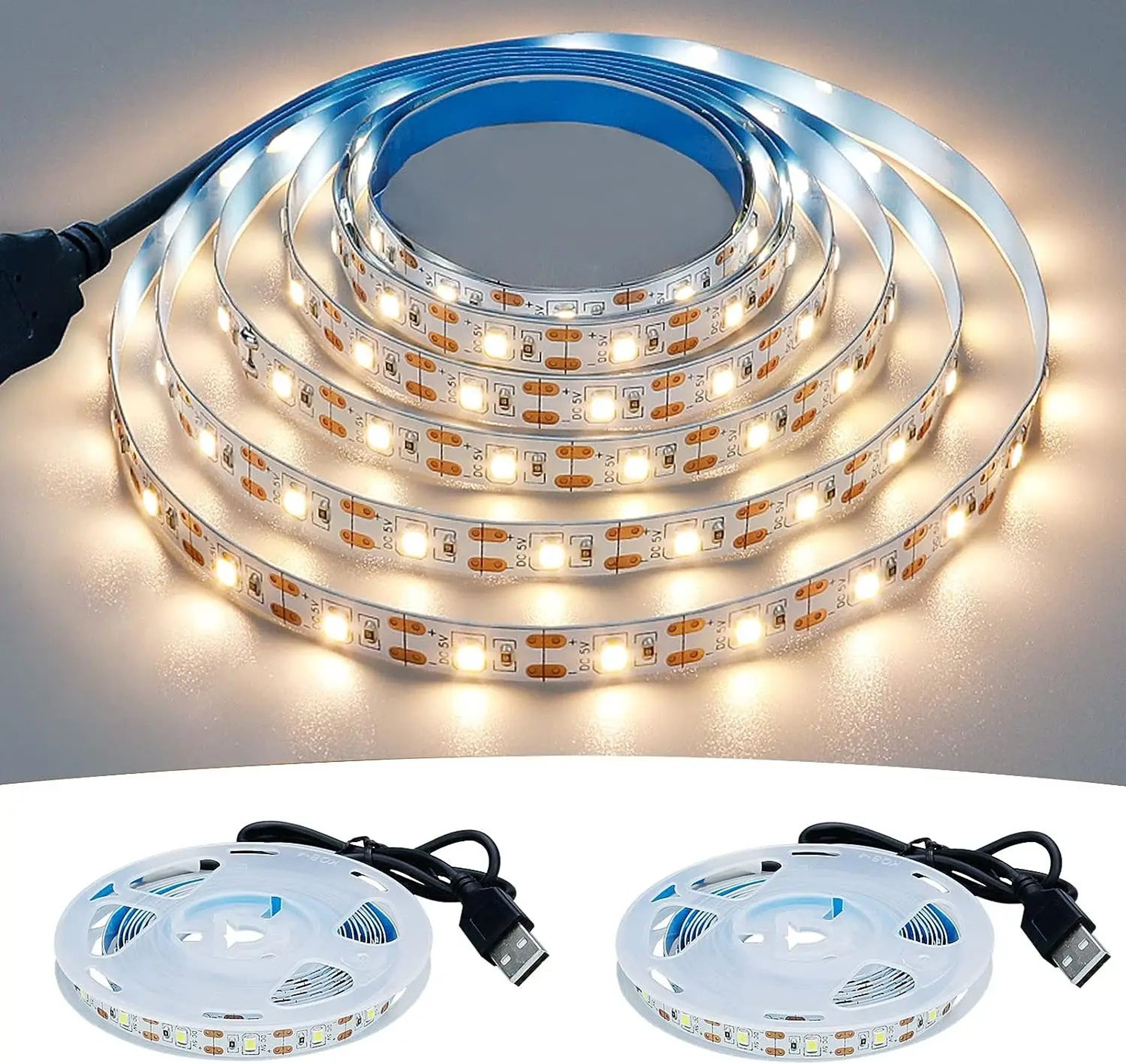 5V USB 2835 LED Strip Light For TV Backlight And Home Decor 15m 0