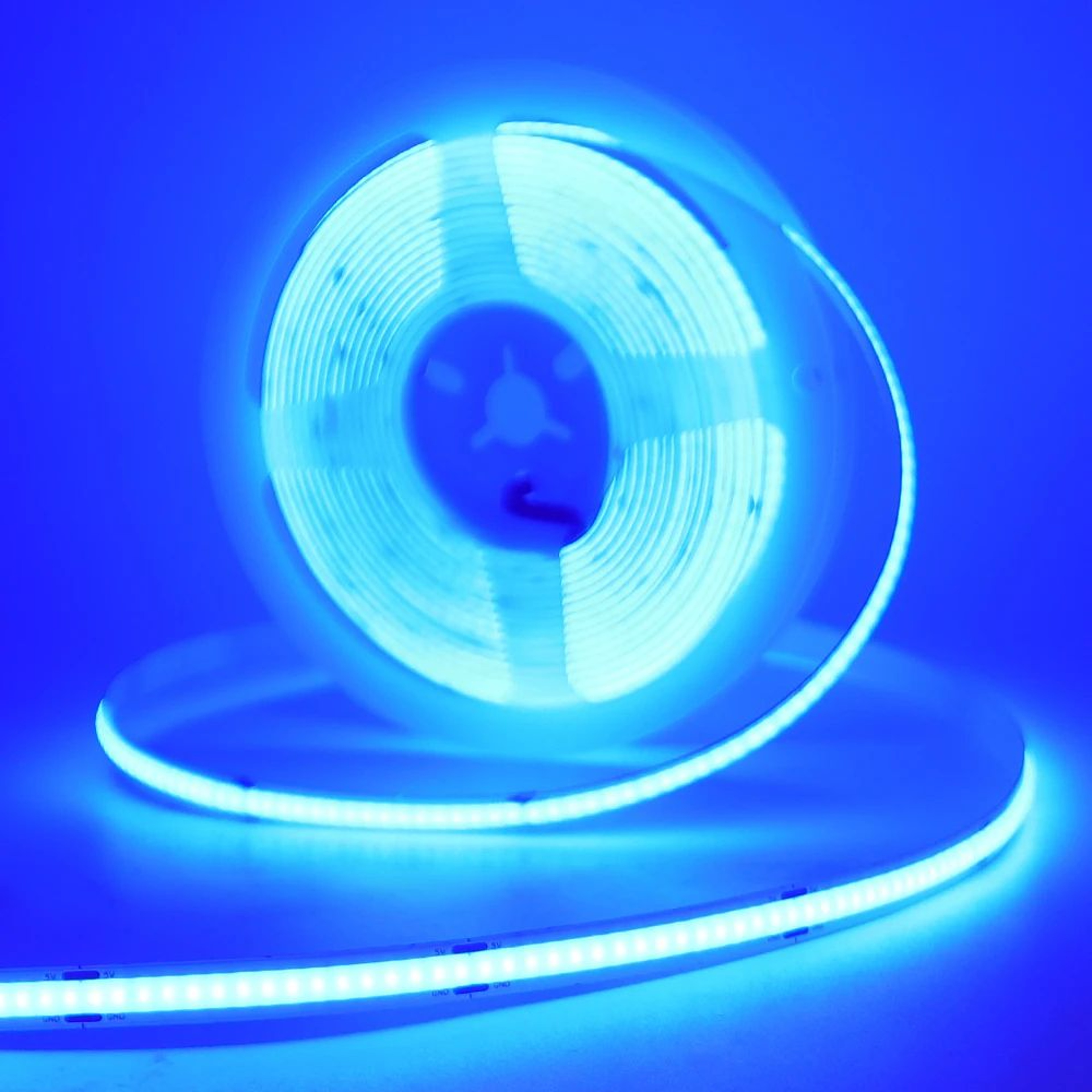 5V Motion Sensor COB LED Strip Light 320 LEDsM Battery Powered Night Light 9
