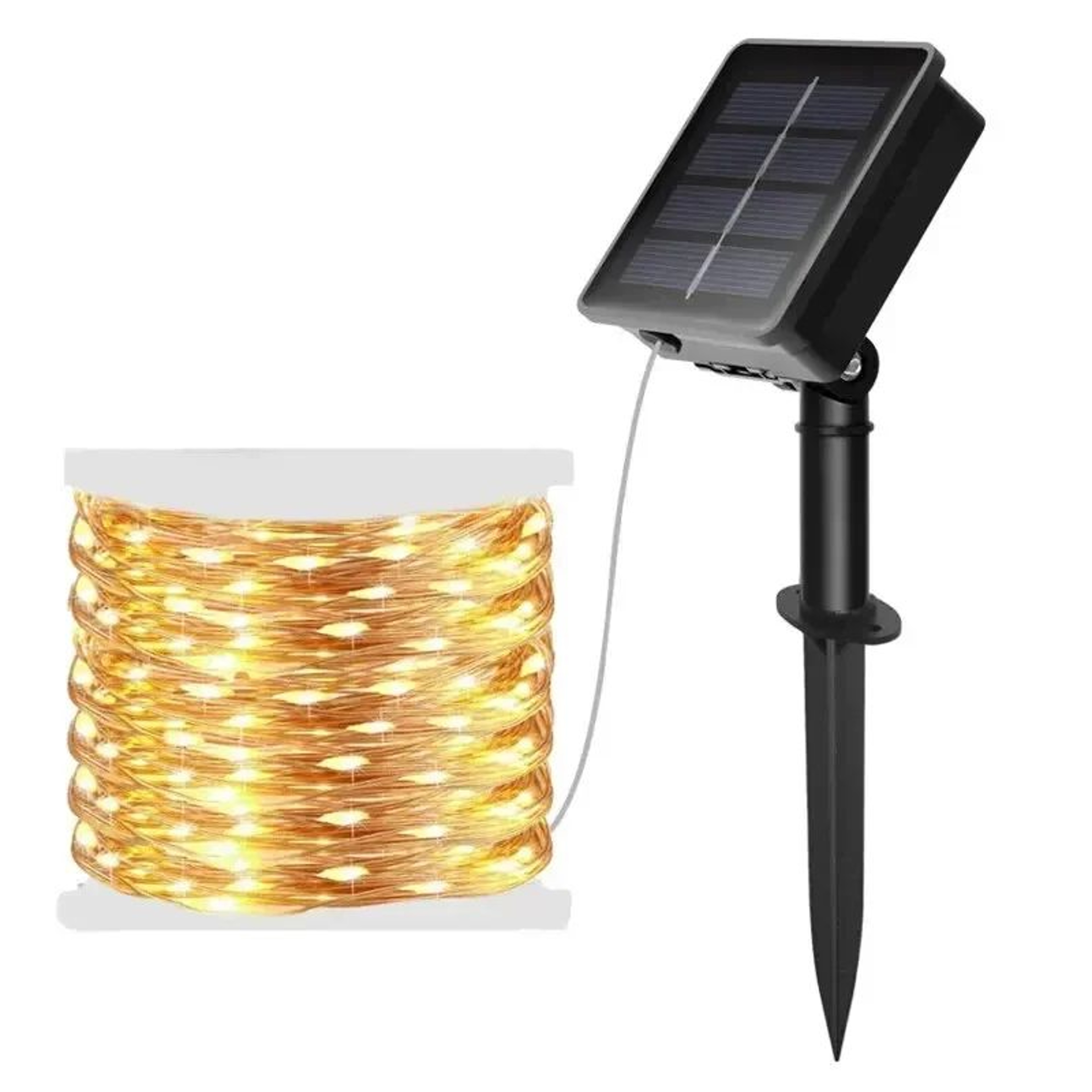 100 LED Solar Fairy String Lights Waterproof Copper Wire Outdoor Garden Lights 0
