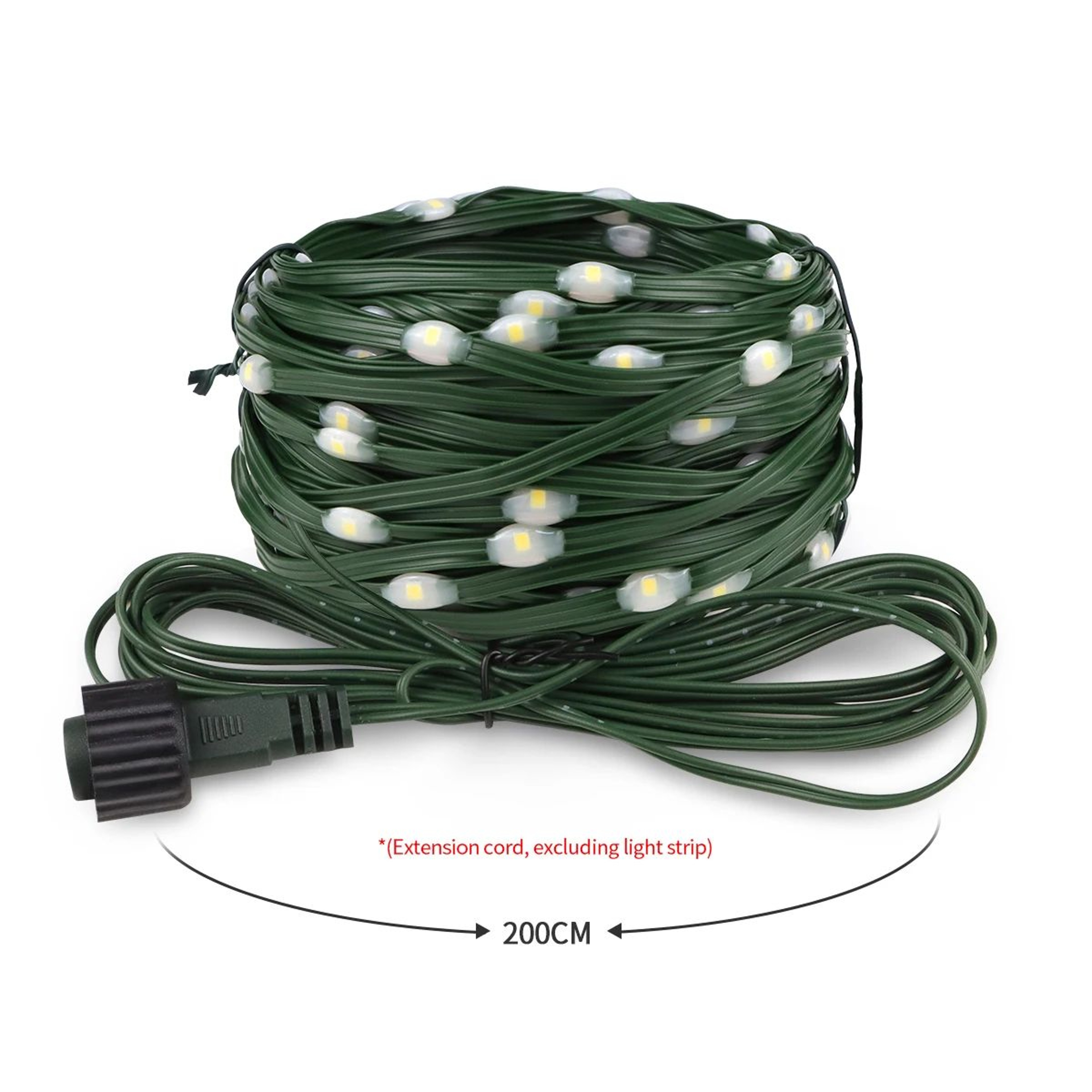 24V Waterproof LED Christmas String Lights 50M 100M Green Wire 8 Modes 1