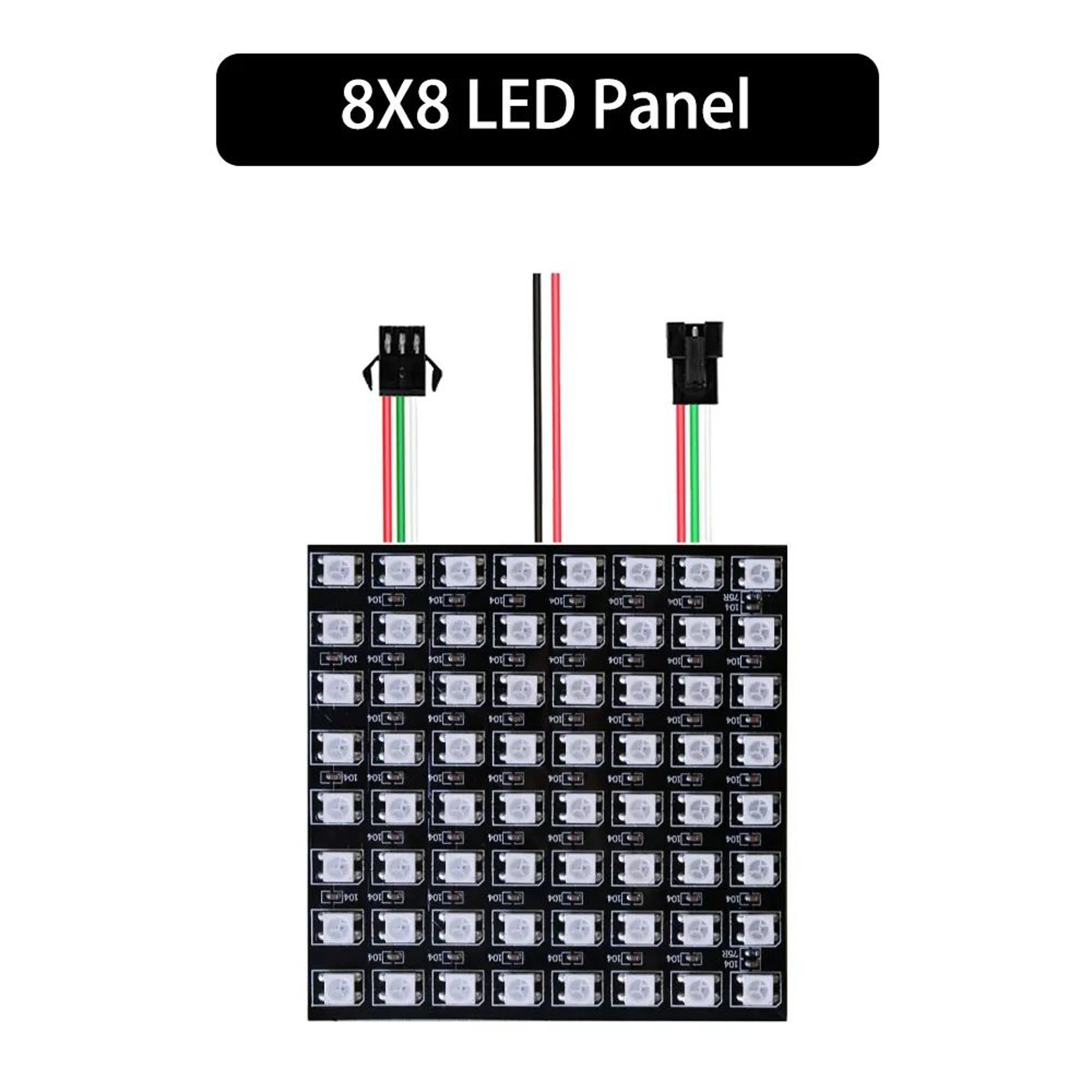 WS2812B RGB LED Matrix Panel 5V Flexible Individually Addressable Pixel Screen 8x8 16x16 8x32 8