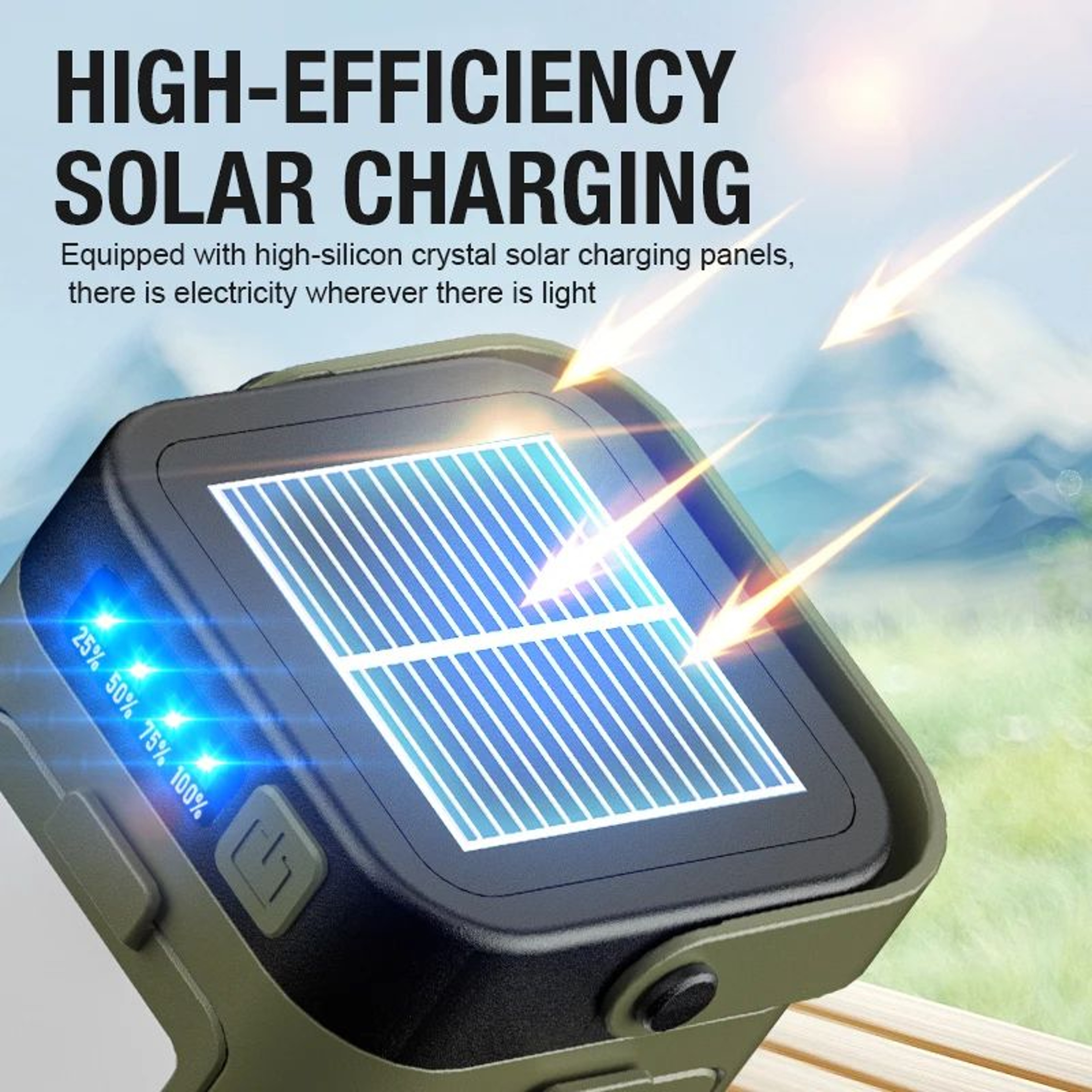 Rechargeable Foldable LED Camping Lantern With TypeC Charging And Power Bank 3