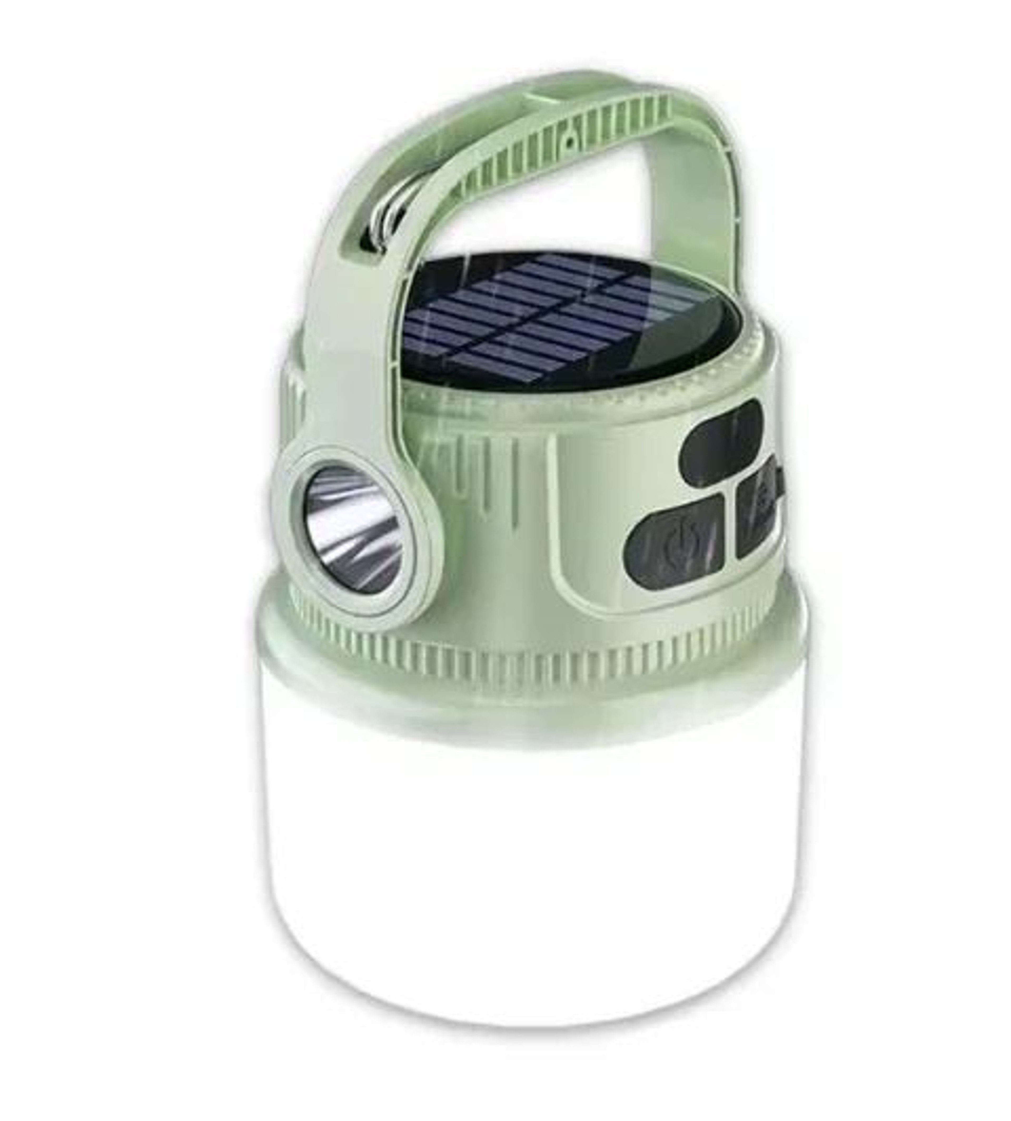Portable Solar Rechargeable LED Camping Lantern And Waterproof Flashlight 7