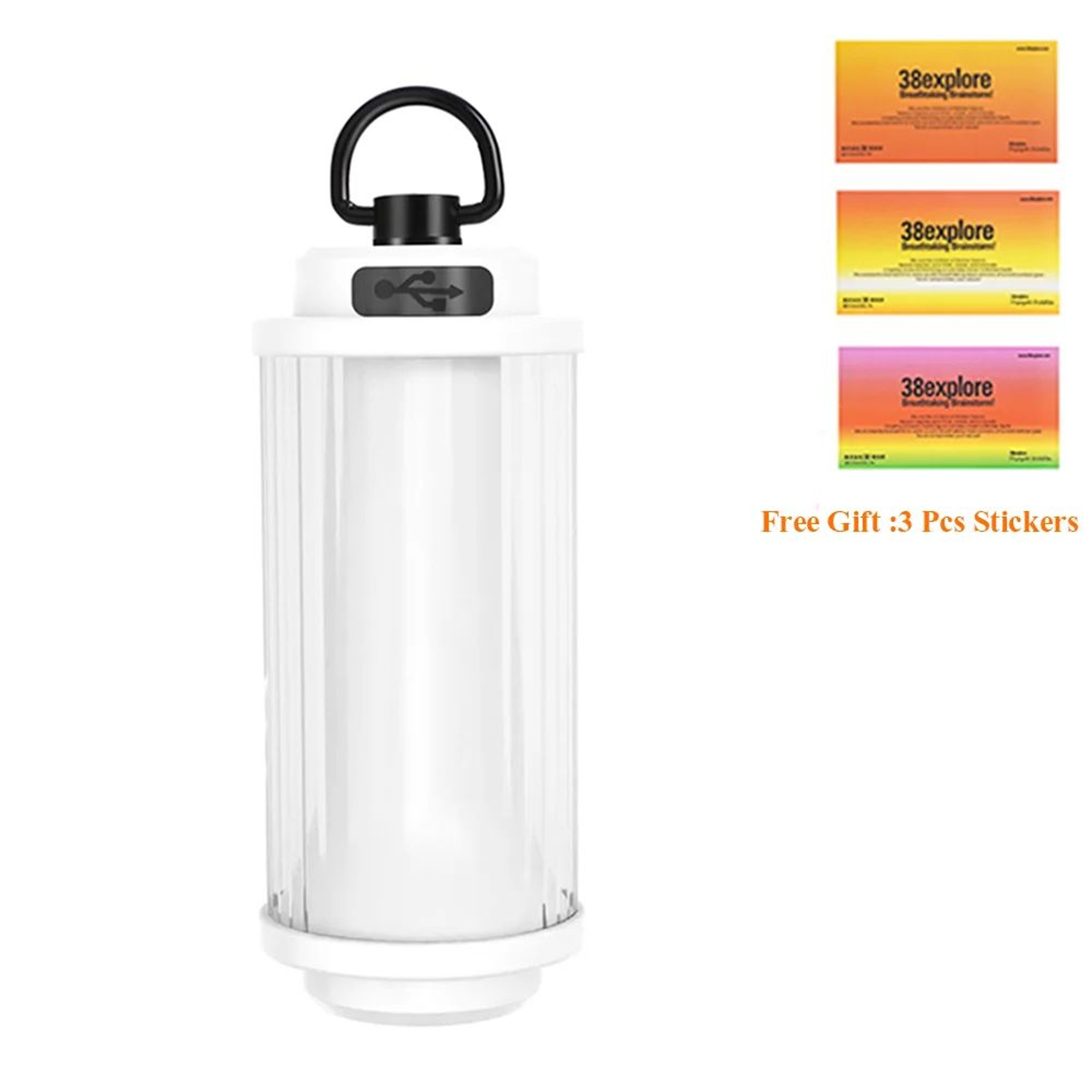 38 Explore 3000mAh USB Rechargeable LED Camping Lantern With Stepless Dimming 7