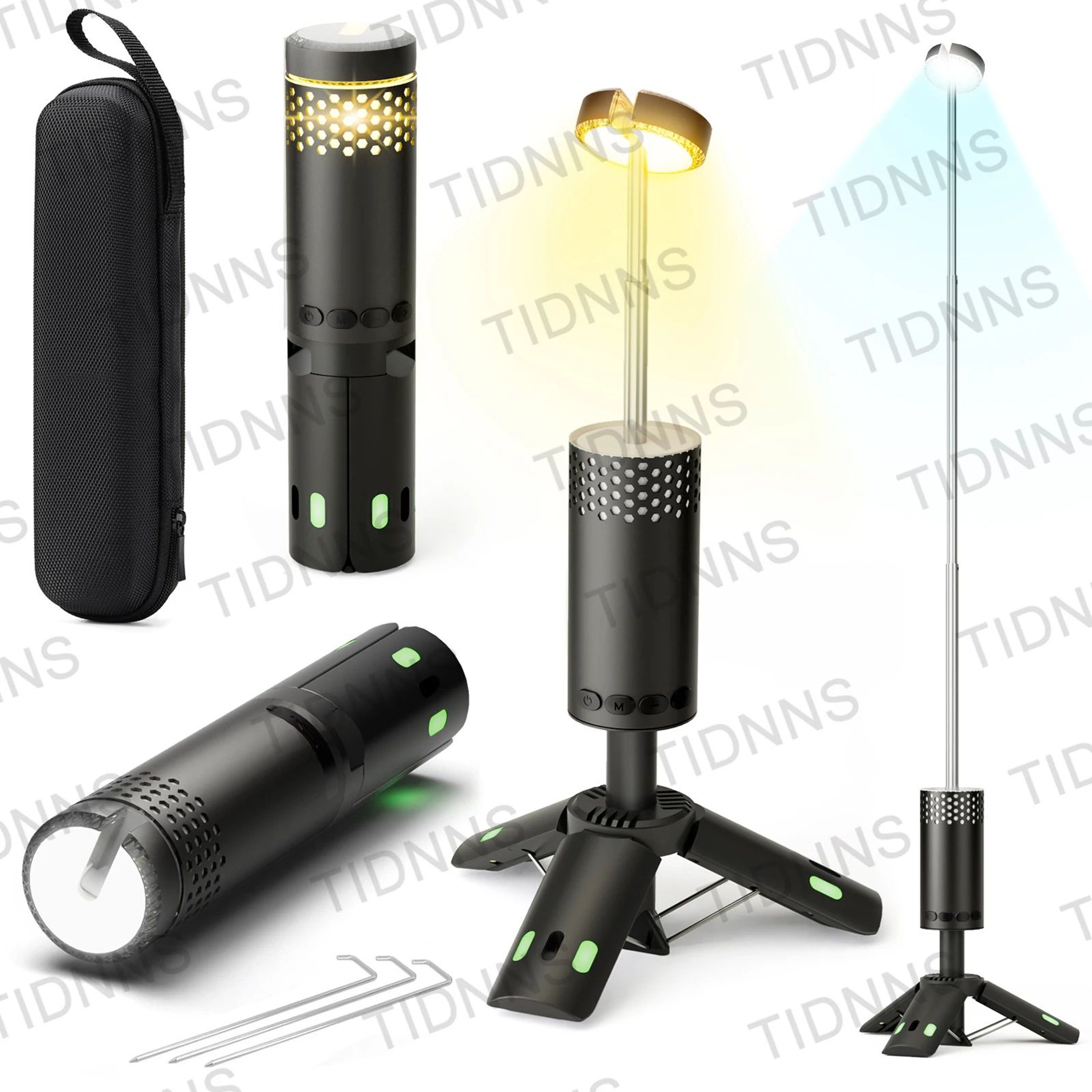 10000mAh Rechargeable Camping Lantern With Magnetic Base And Telescopic Stand 0