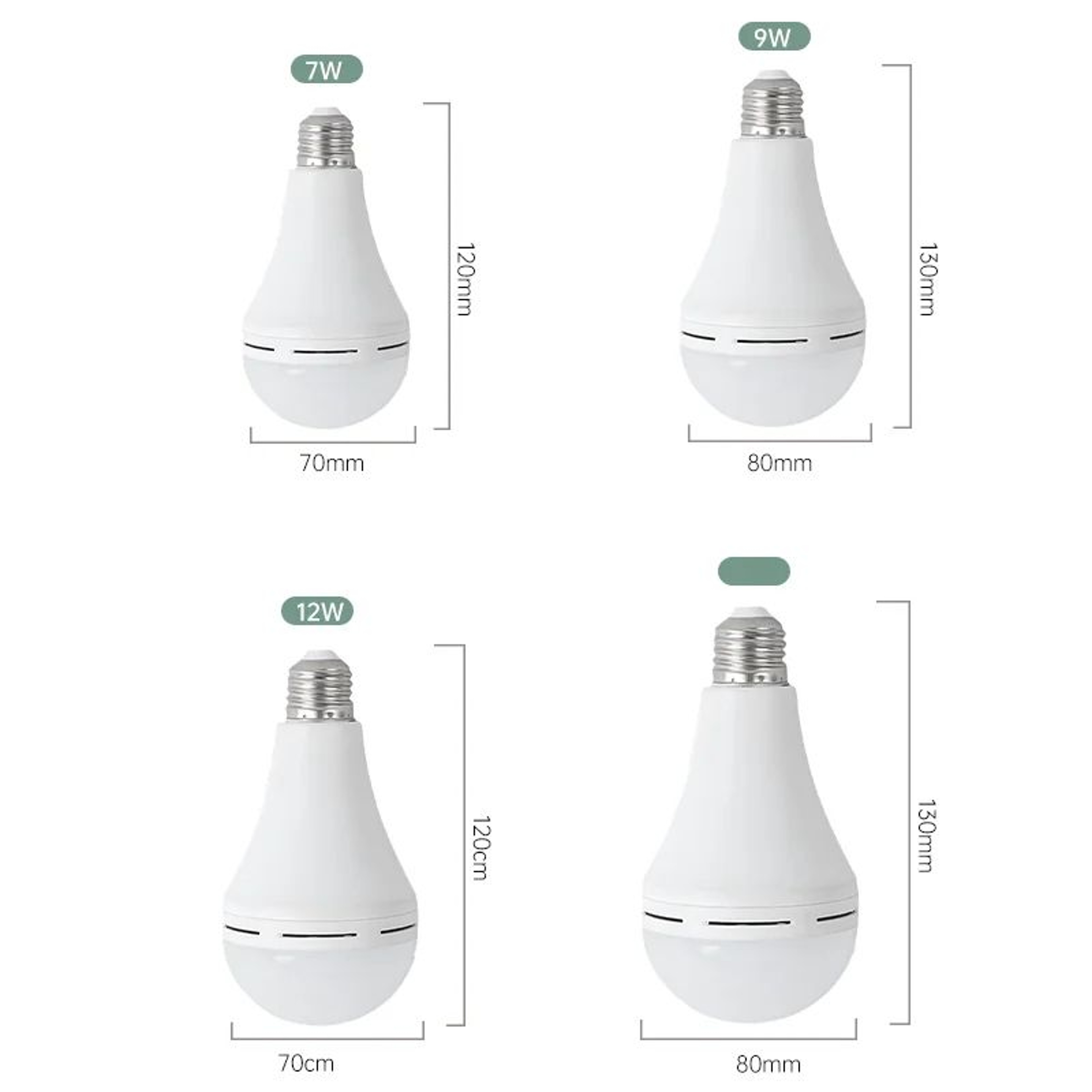 E27 Rechargeable LED Emergency Bulb For Power Outages And Camping 5
