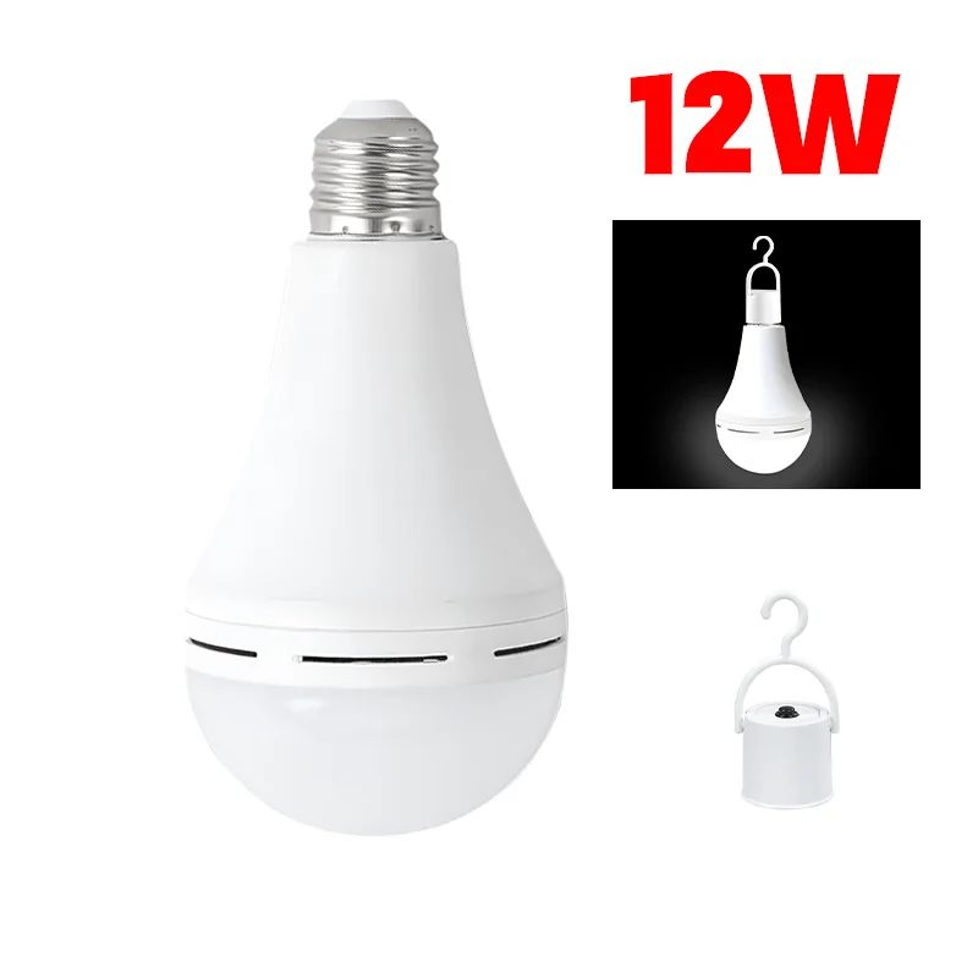 E27 Rechargeable LED Emergency Bulb For Power Outages And Camping 7