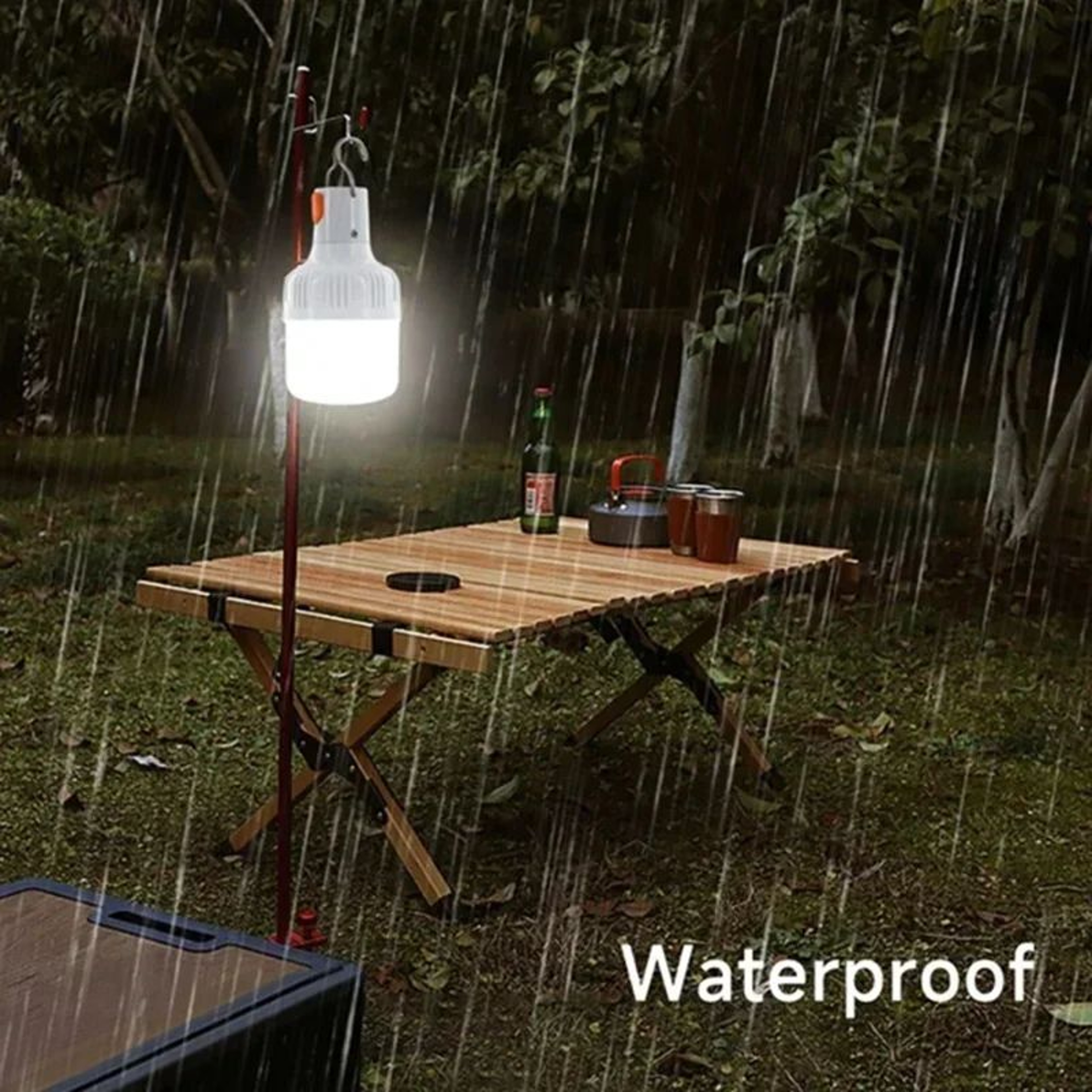 Rechargeable LED Camping Light With Flashing Mode For Tent Emergency And Outdoor Use 5