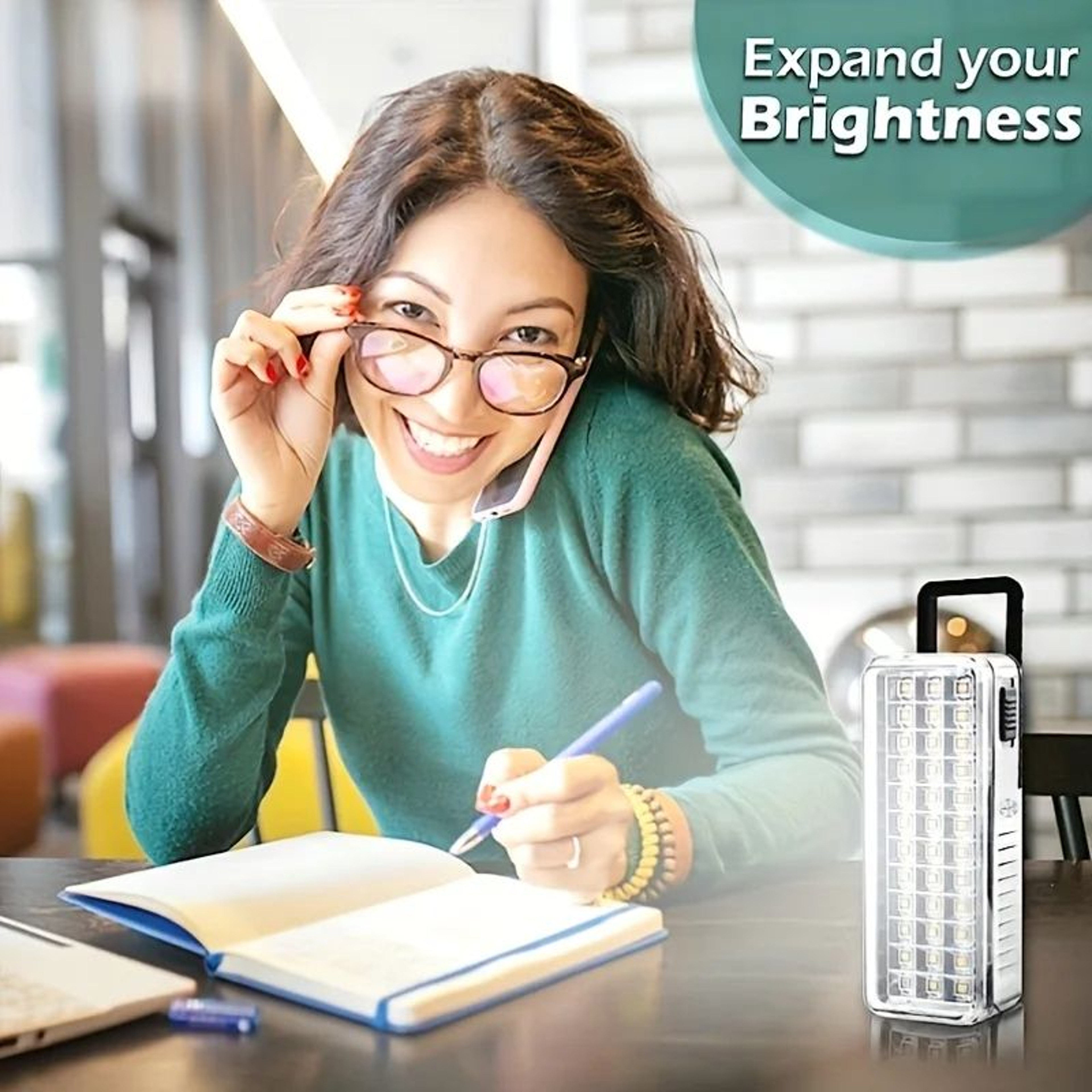 Solar Rechargeable LED Camping Lantern USB Emergency Desk Light 5