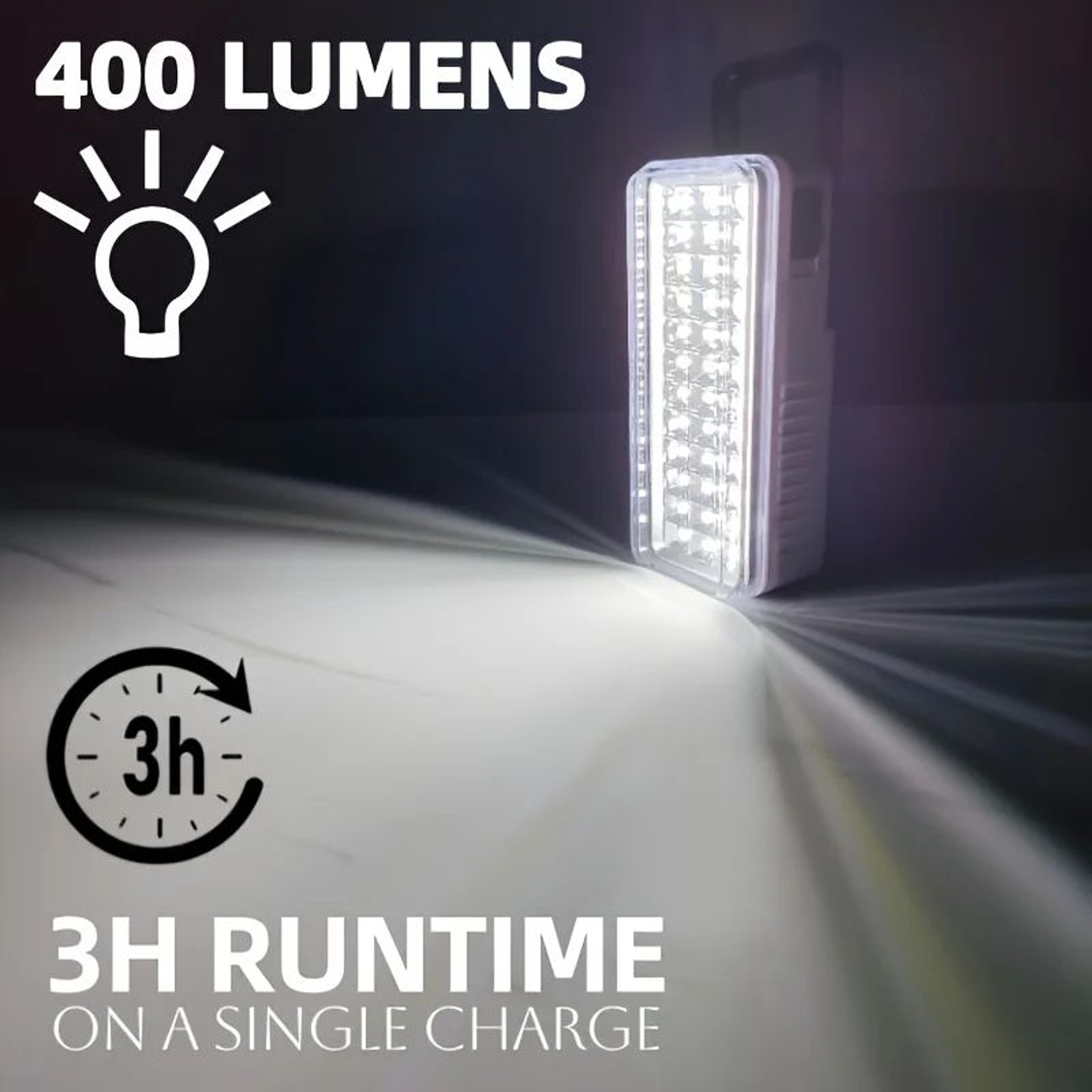 Solar Rechargeable LED Camping Lantern USB Emergency Desk Light 3