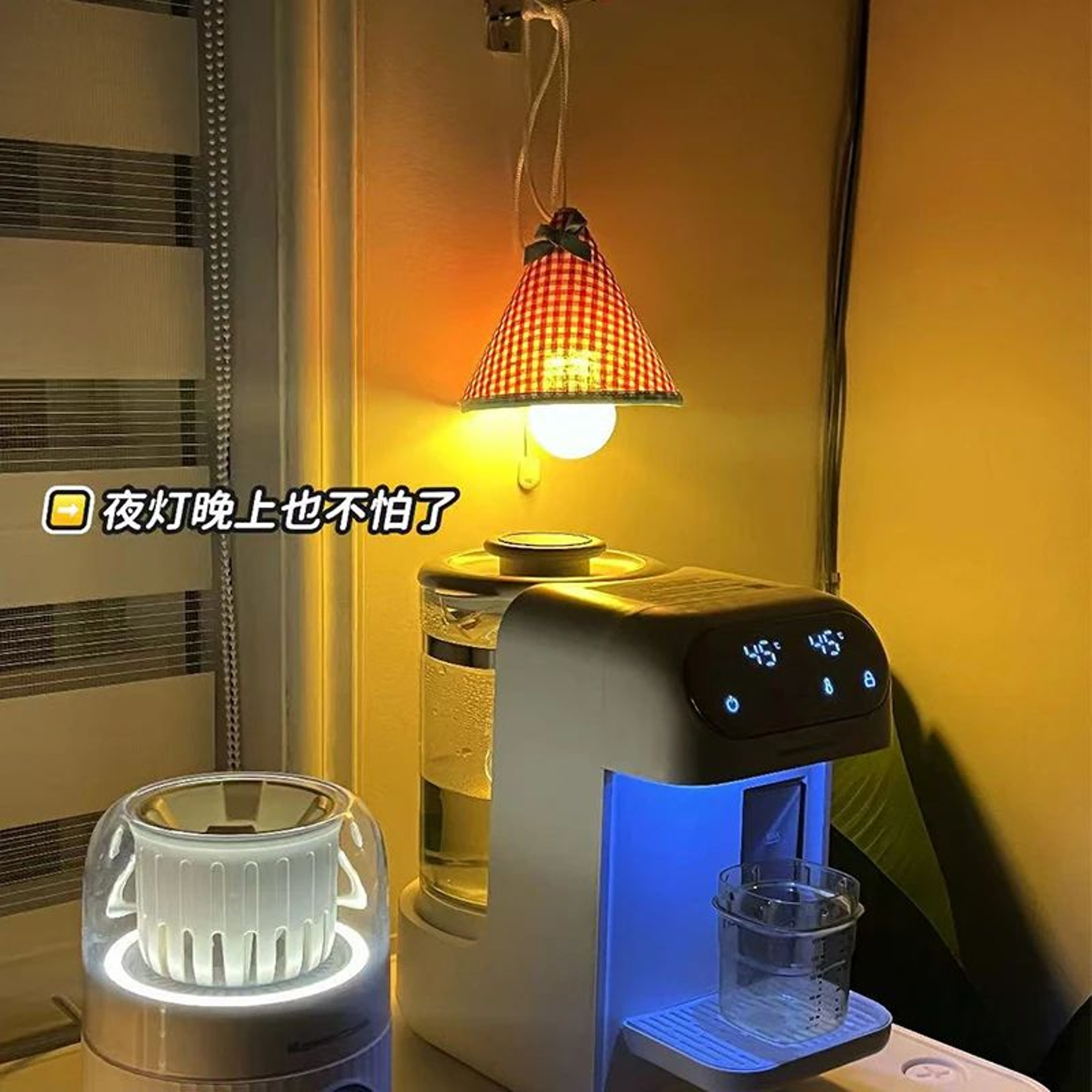 Cozy Wall Hanging LED Night Light With Warm Bedside Glow 2