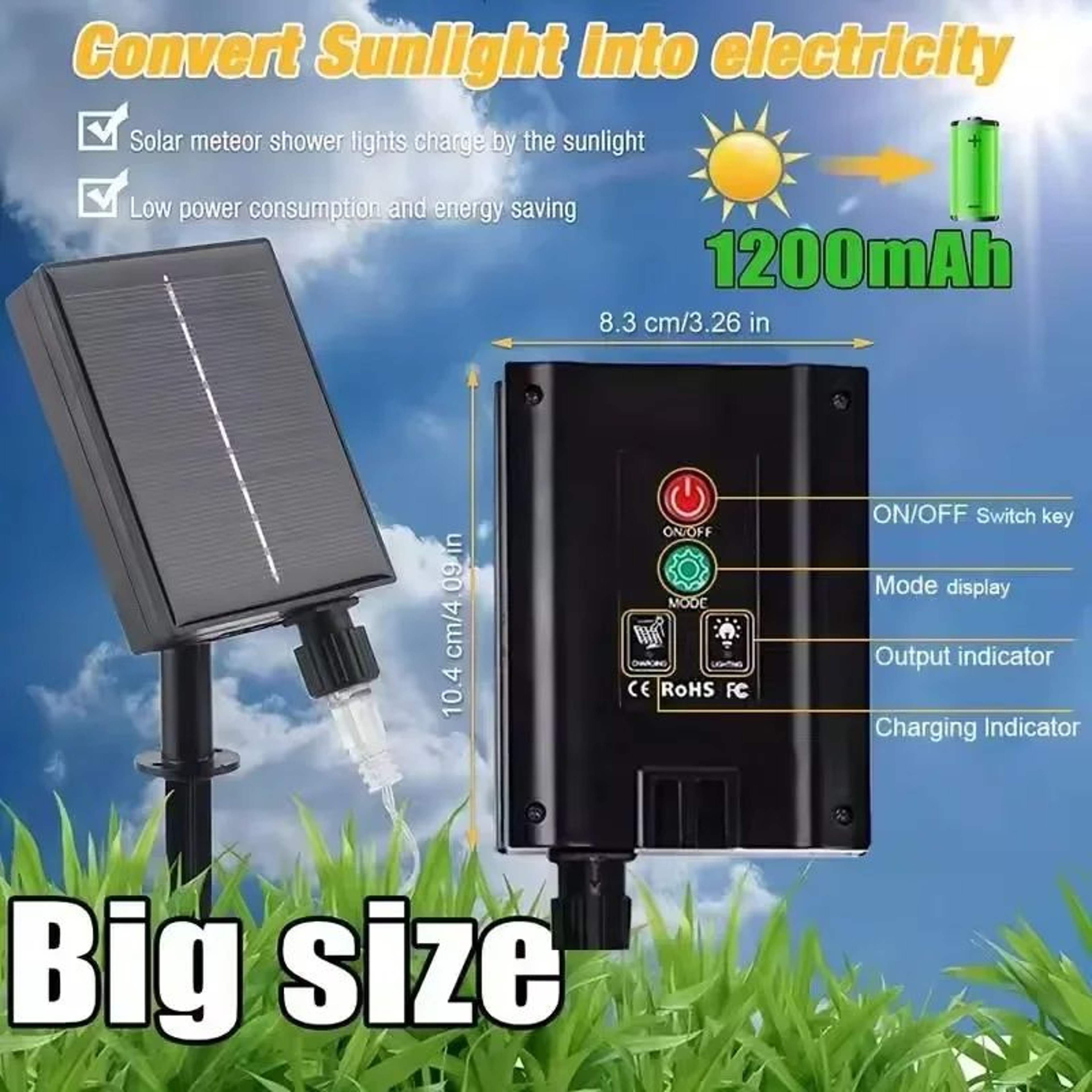 5 Pack 450 LED Solar Firework Lights With Remote 8 Modes And Timer 4