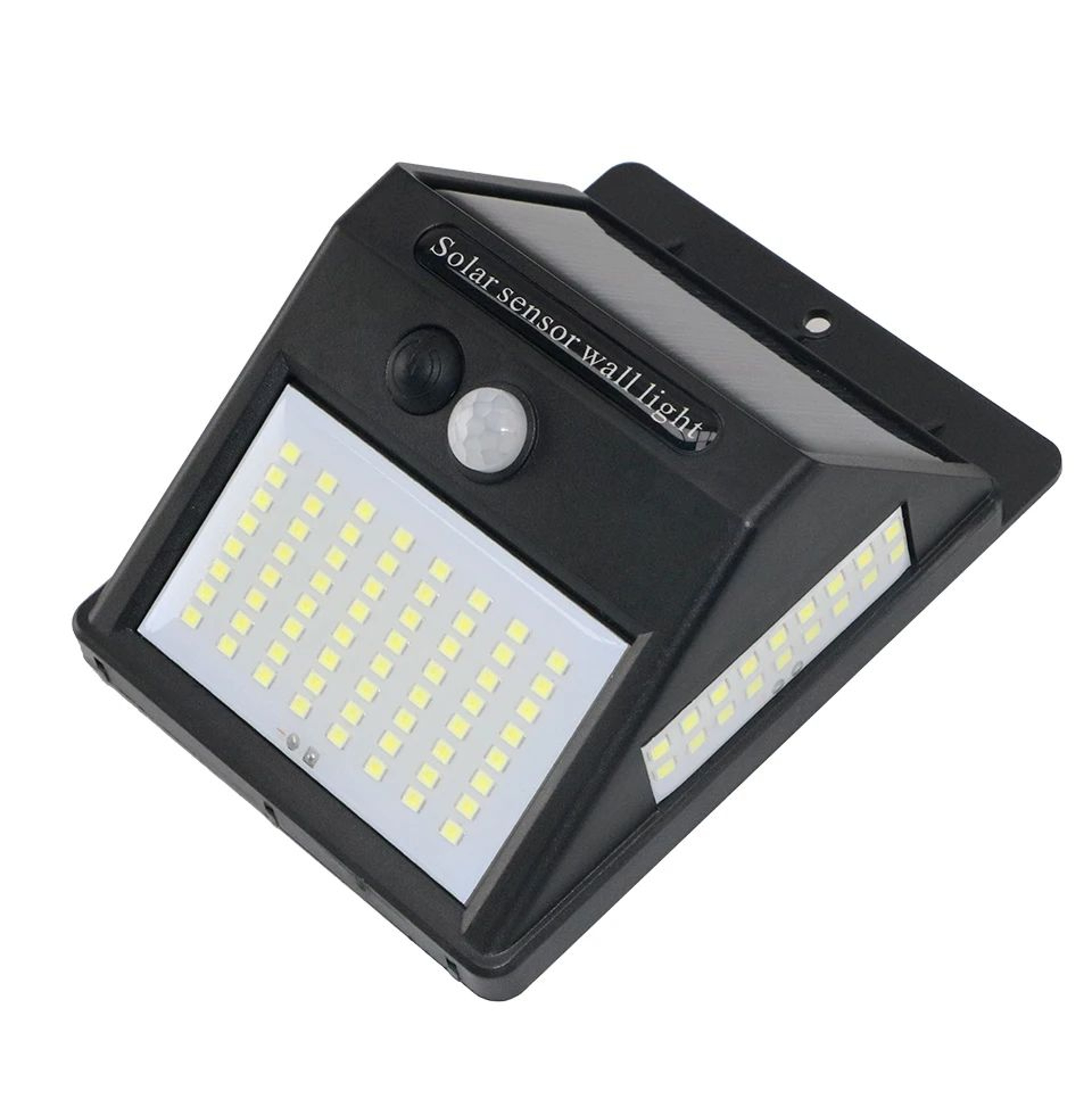 100 LED Solar Motion Sensor Wall Light 3 Sided Outdoor Security Lamp 1