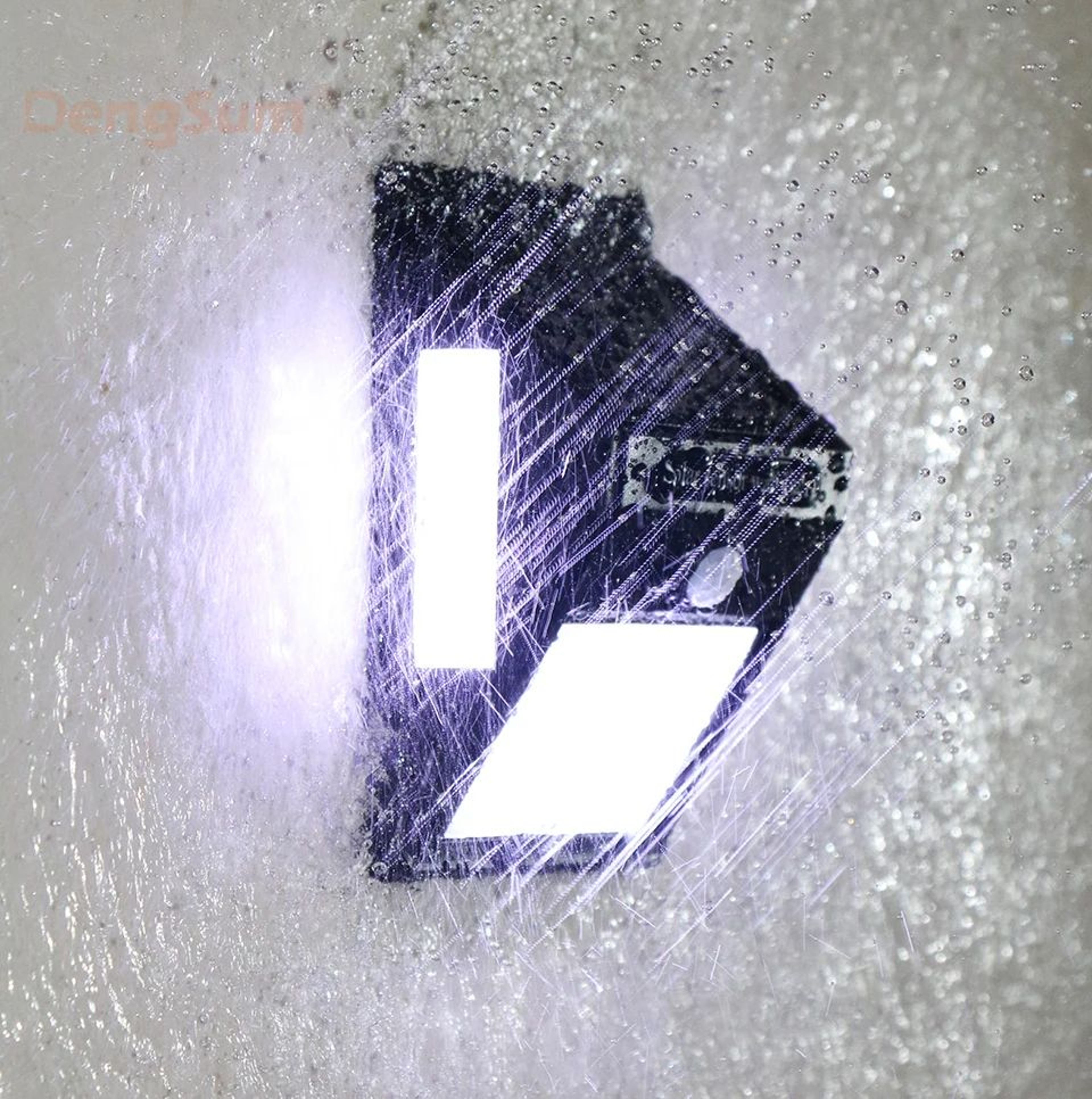 100 LED Solar Motion Sensor Wall Light 3 Sided Outdoor Security Lamp 3