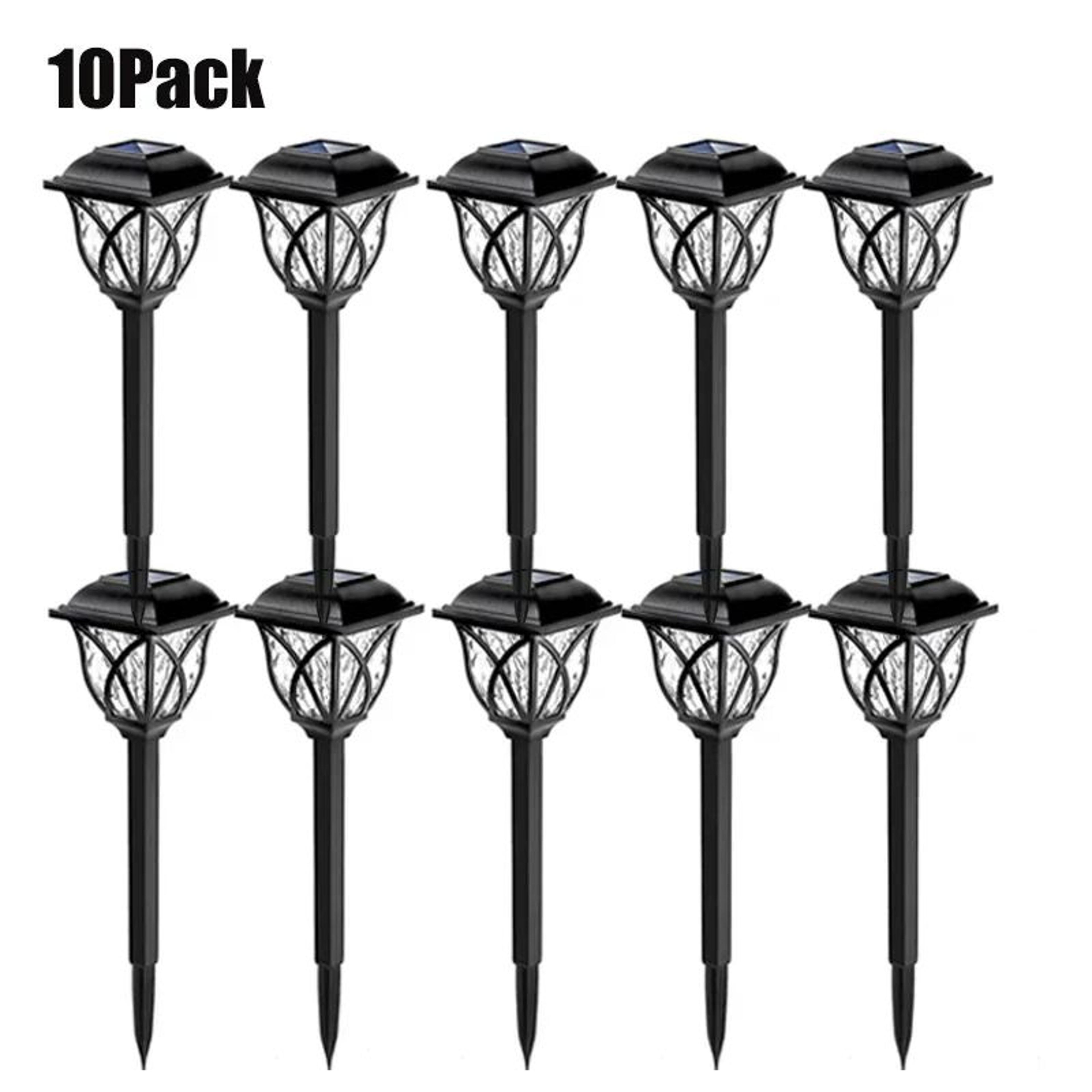 Solar LED Pathway Lights Outdoor Waterproof Yard And Landscape Lights 110 Pack 6
