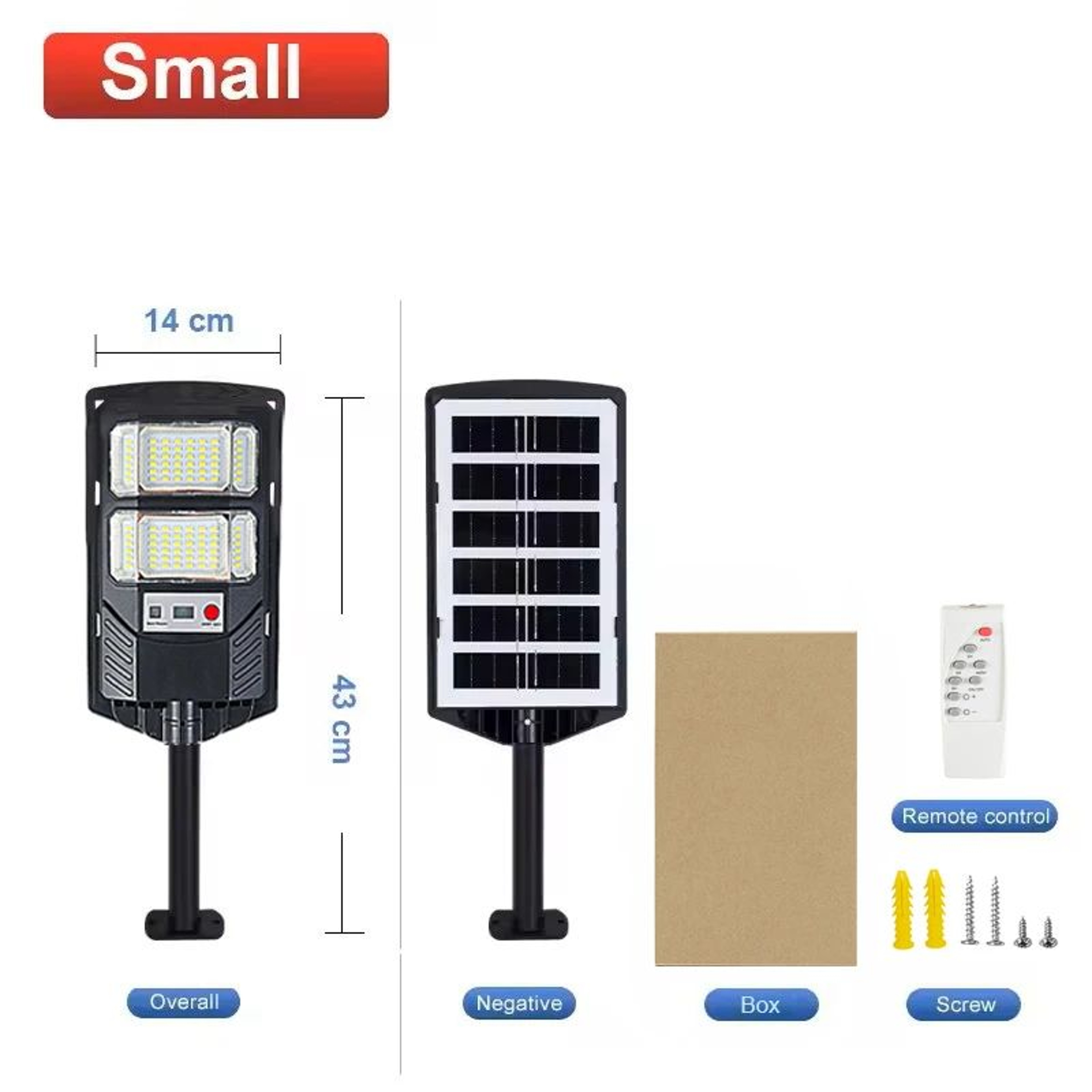 Remote Control Solar Motion Sensor Light  Waterproof Outdoor LED Security Lamp 7