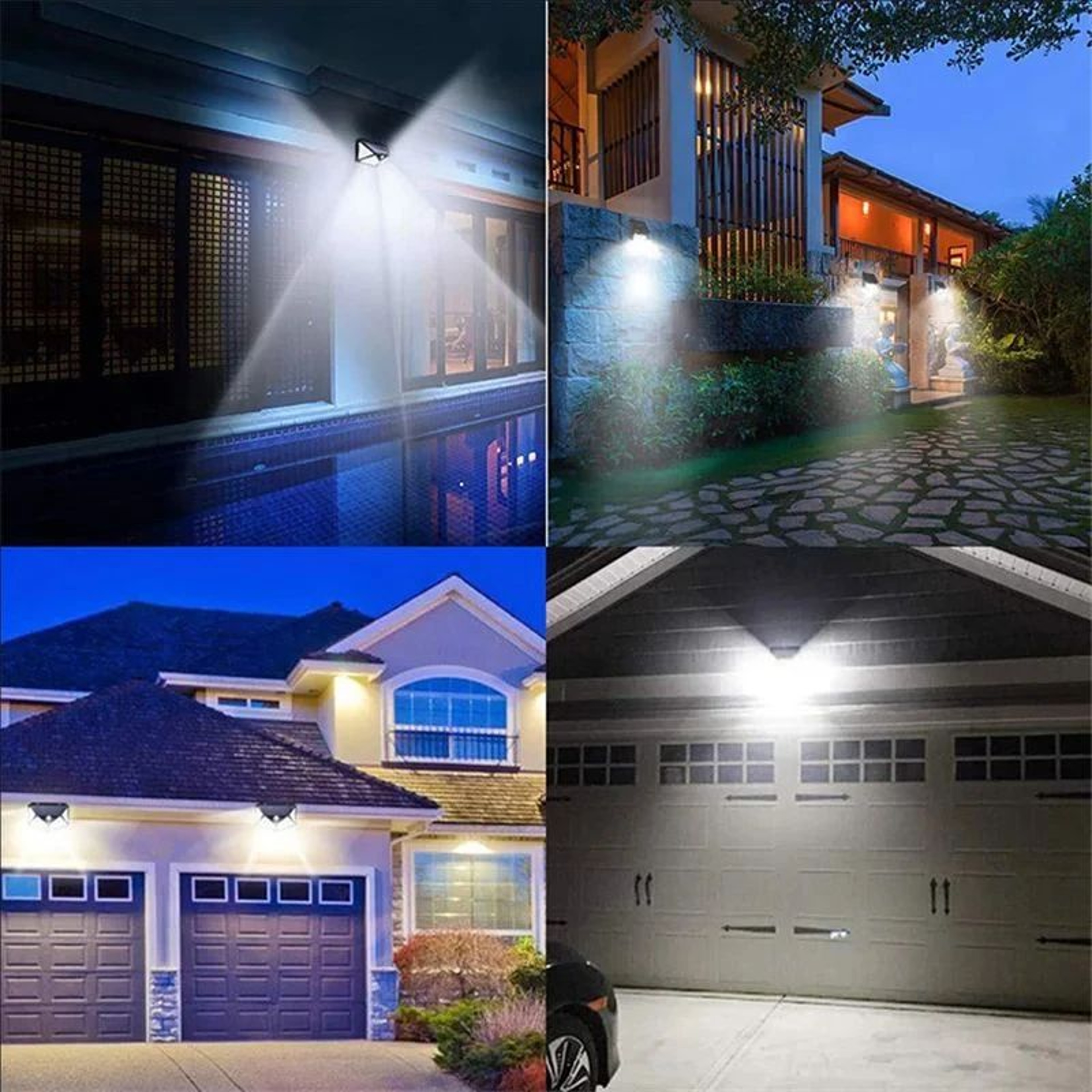 100 LED Solar Motion Sensor Wall Light  IP65 Outdoor Security Light 5
