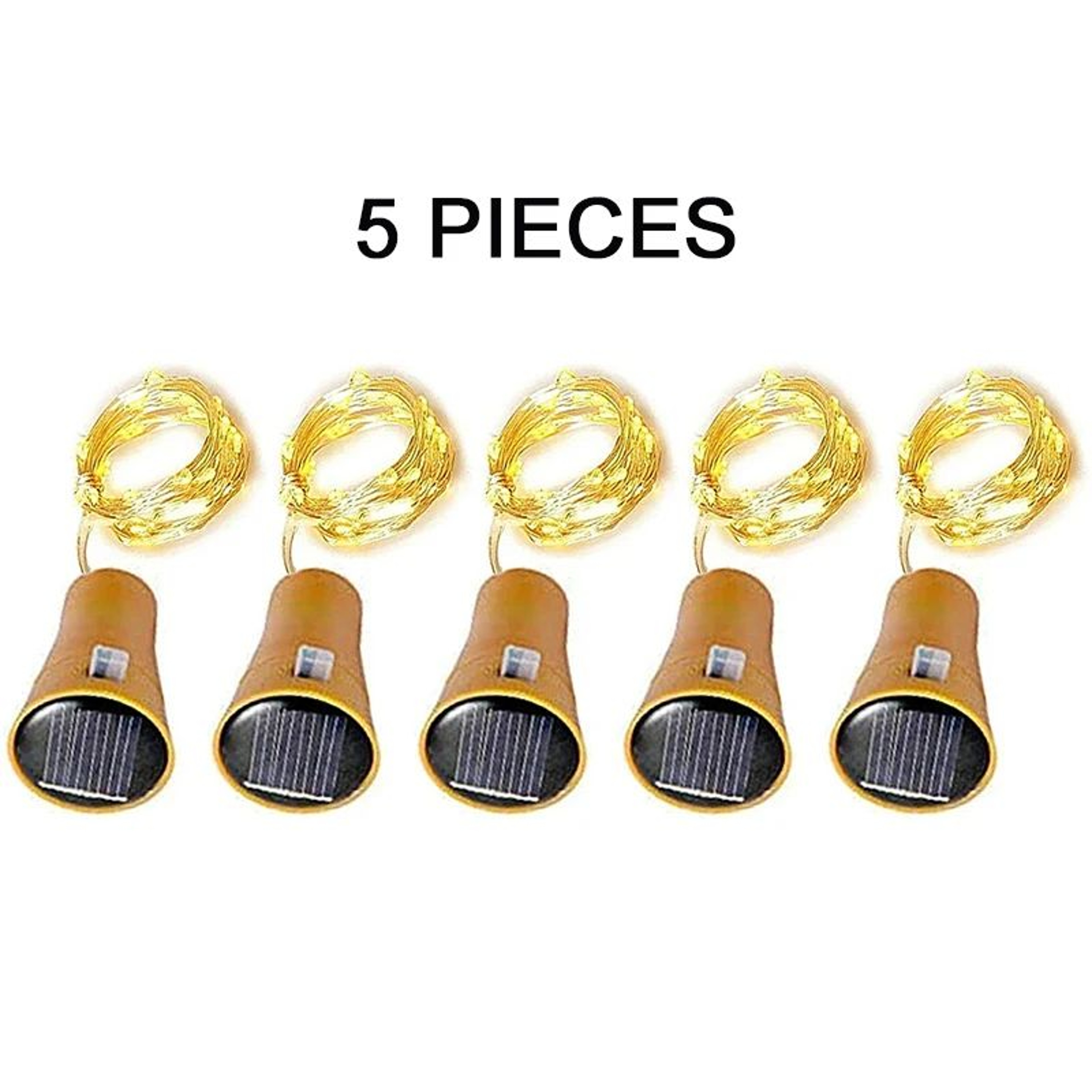 Solar Wine Bottle String Lights 20 LED Waterproof Cork Fairy Lights 5 Or 10PCS 10