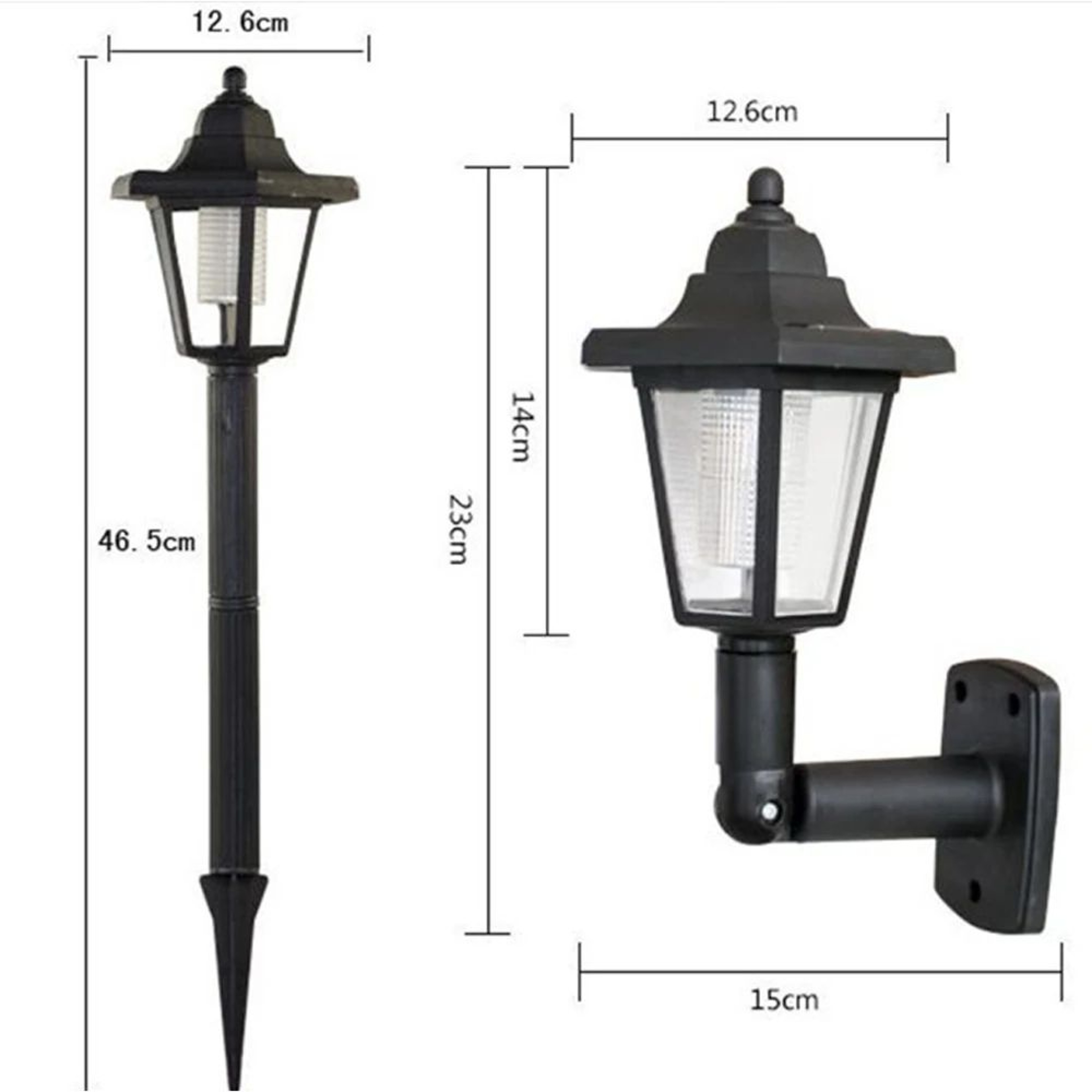 Solar LED Outdoor Wall Light - Waterproof Garden and Exterior Lighting – view 7