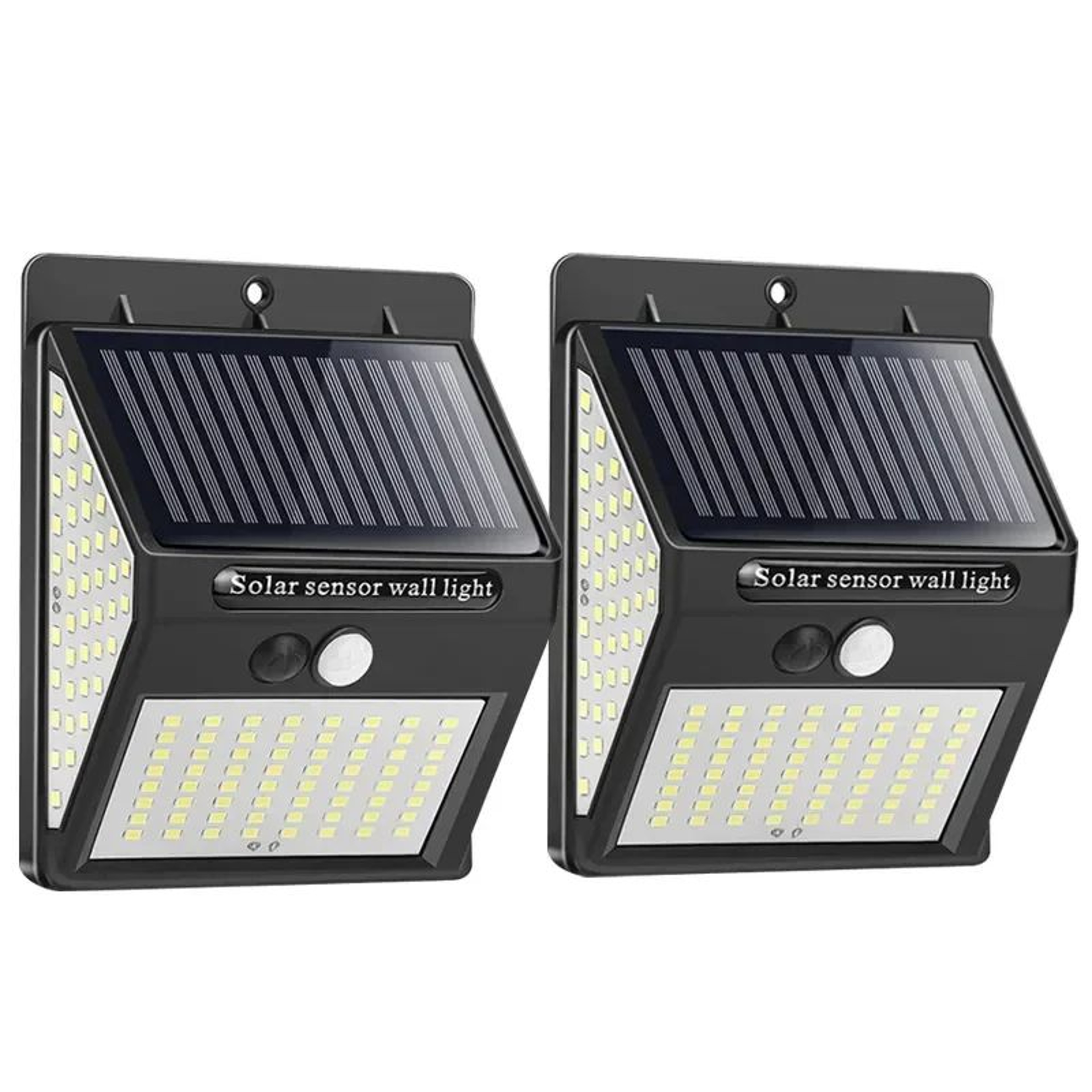 144 LED Solar Motion Sensor Wall Light  IP65 Waterproof Outdoor Security Lamp 12