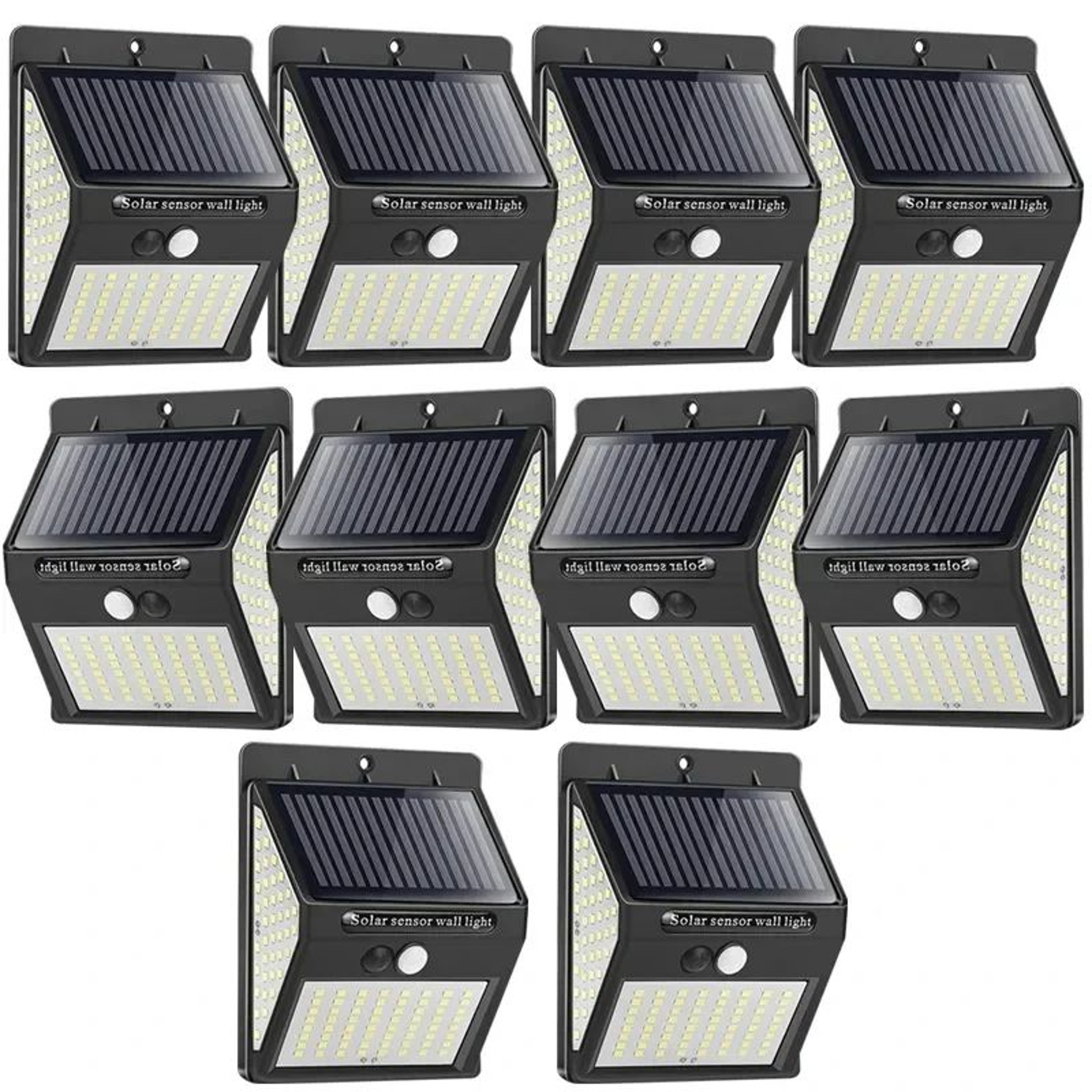 144 LED Solar Motion Sensor Wall Light  IP65 Waterproof Outdoor Security Lamp 9