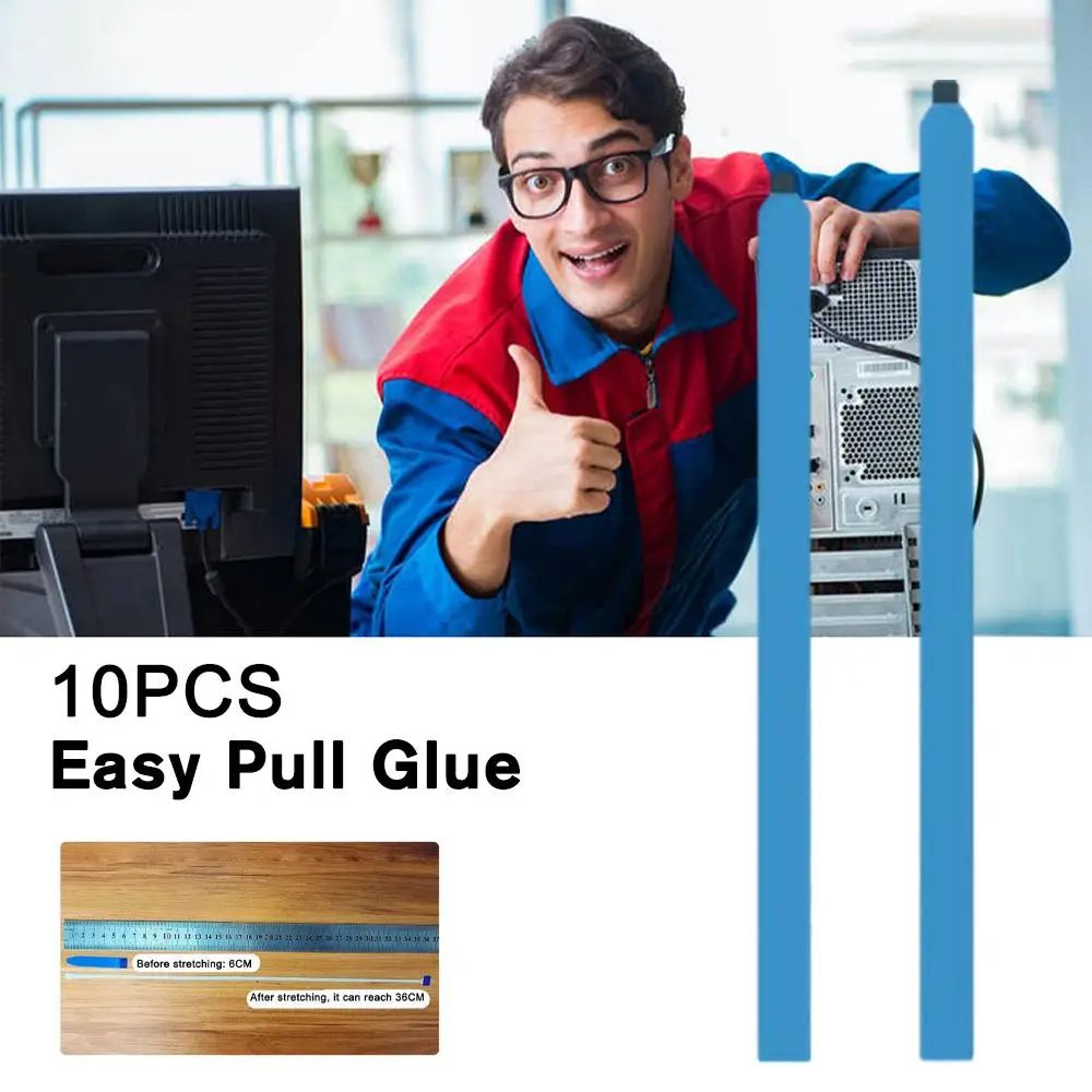 03mm EasyPull DoubleSided LCD Screen Adhesive Tape For Laptop And Phone Repair 0