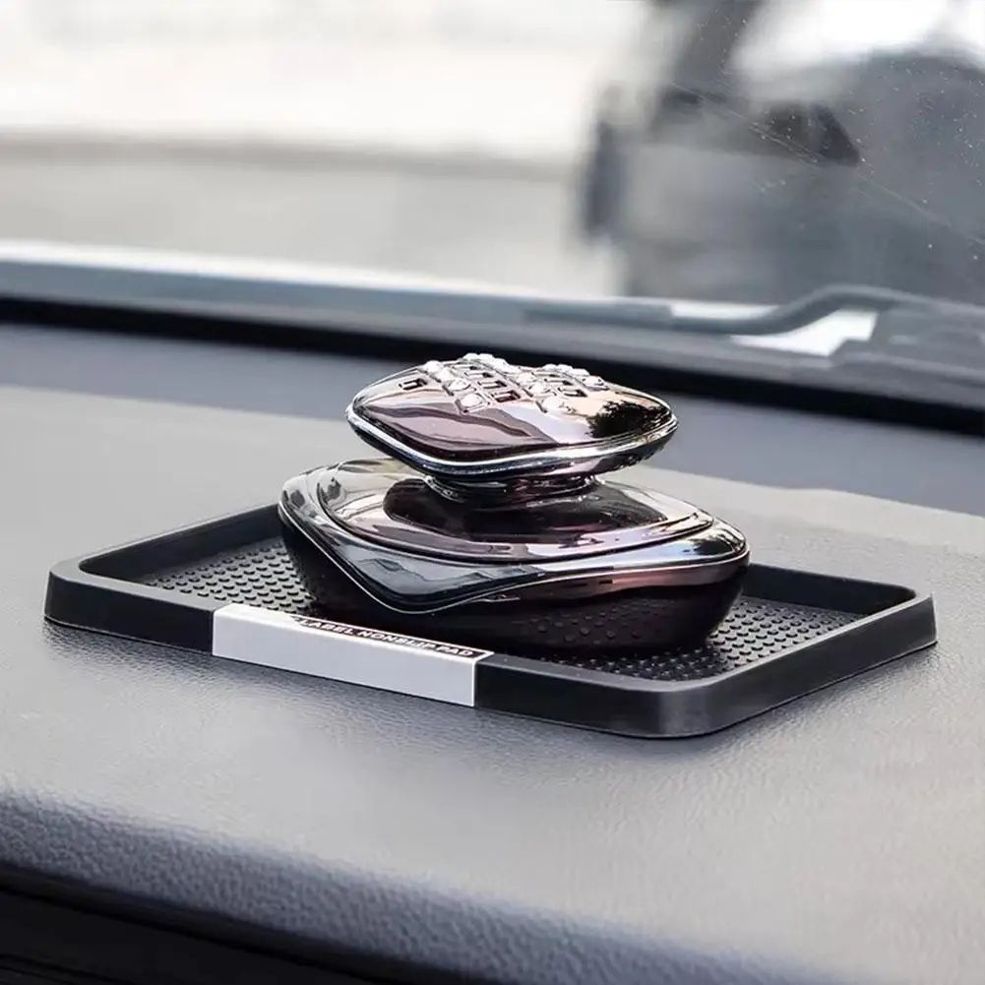 Universal Car Dashboard AntiSlip Mat With Phone Holder And Storage Pad 4