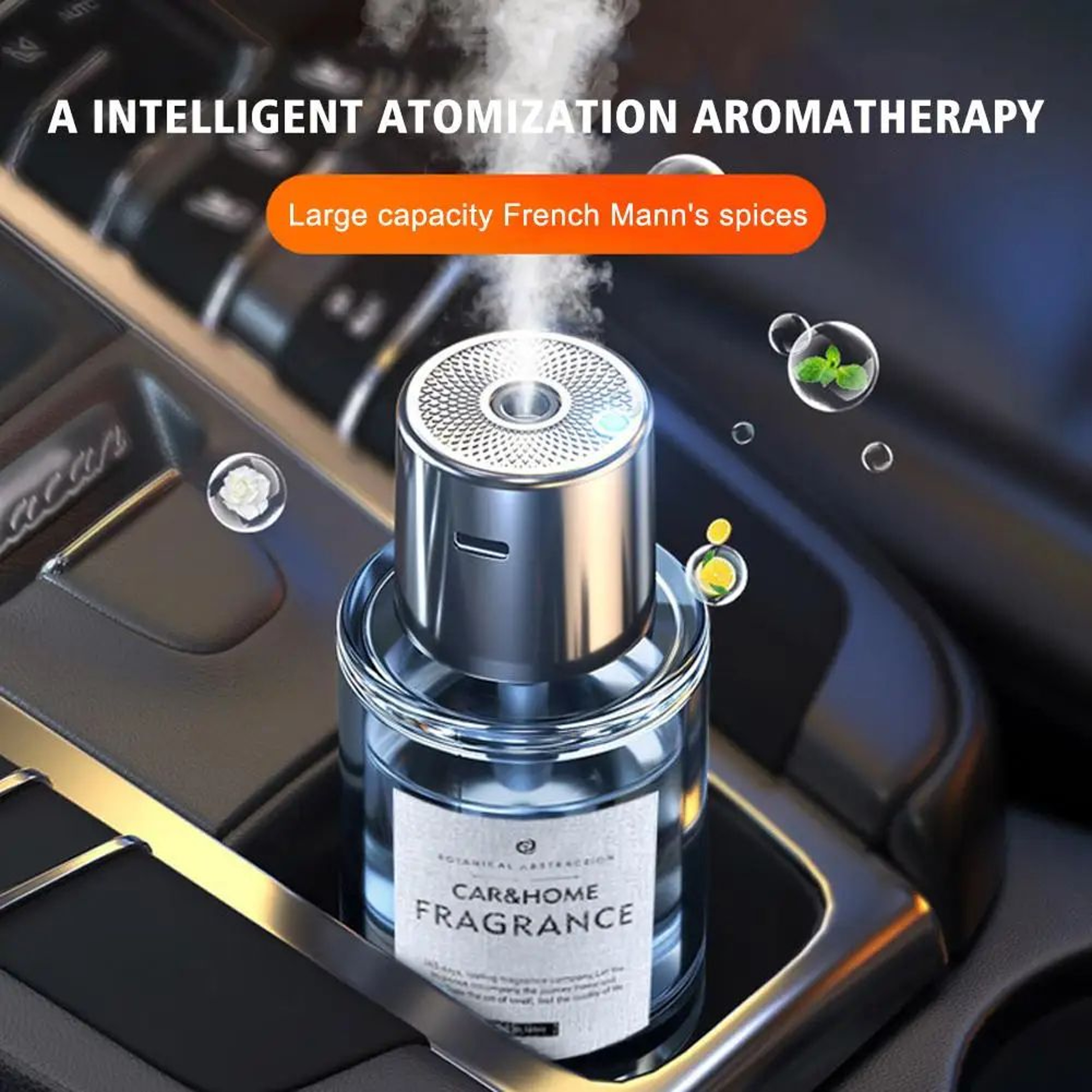 Smart Car Fragrance Spray Diffuser With 5 Adjustable Scent Modes 0