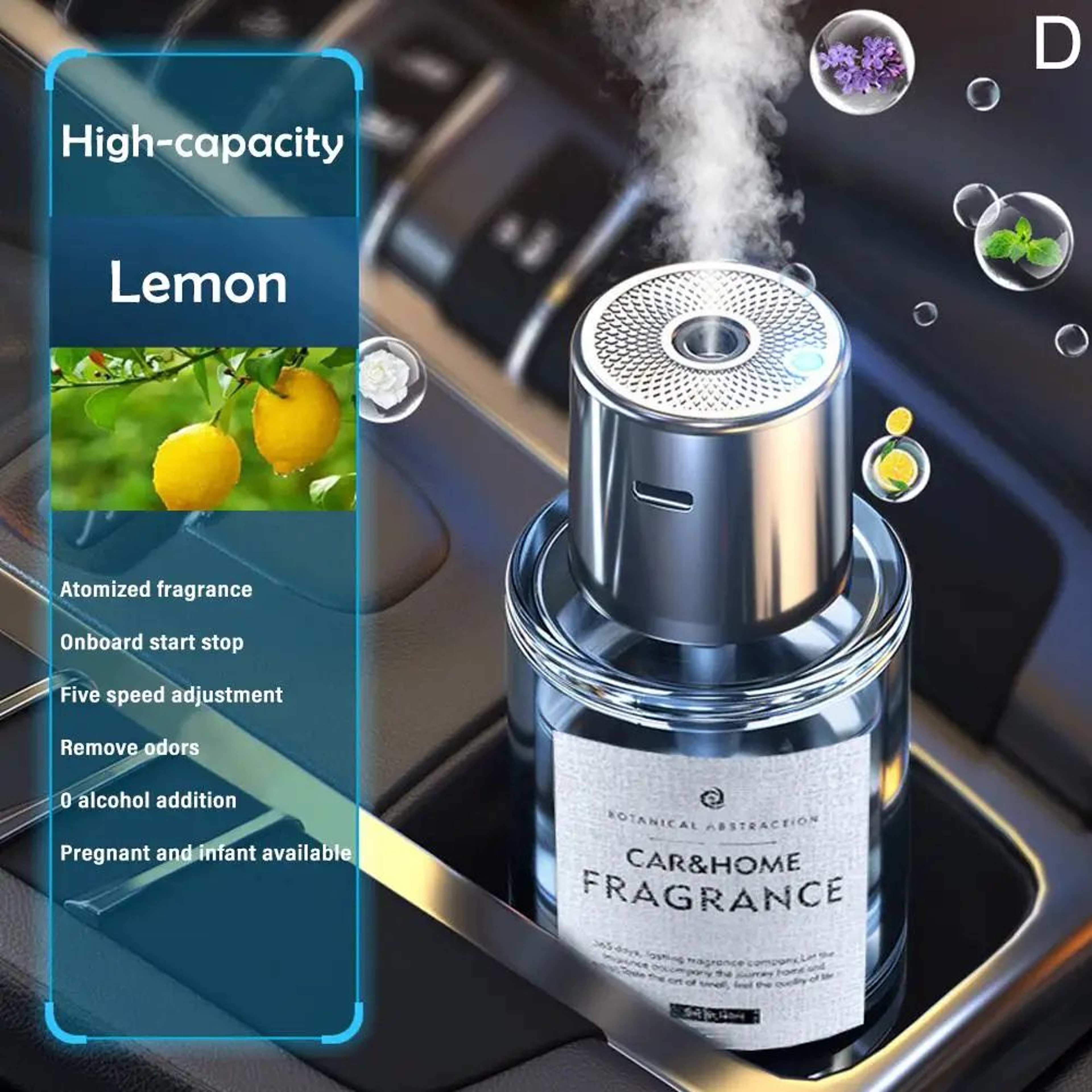 Smart Car Fragrance Spray Diffuser With 5 Adjustable Scent Modes 13