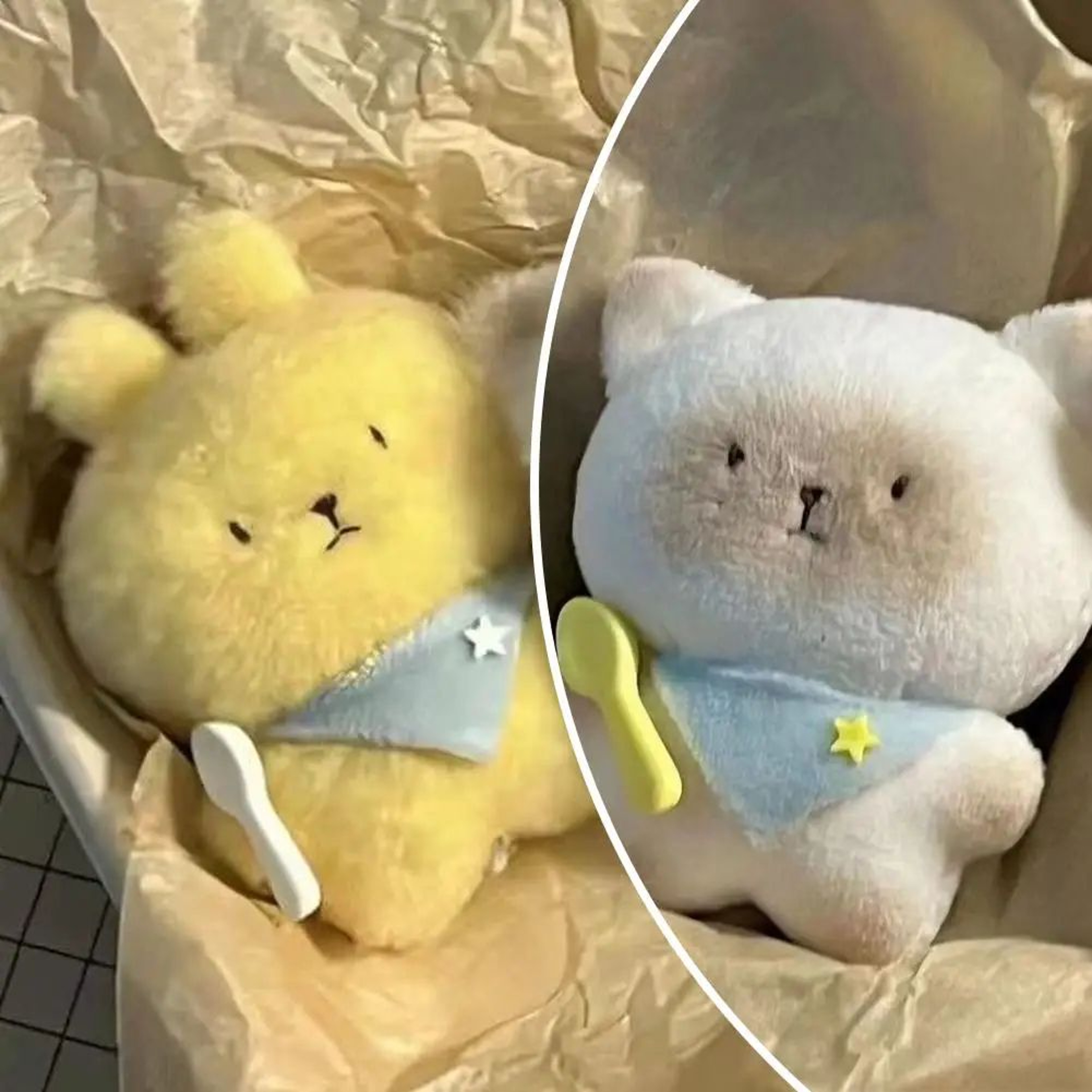 Siamese Cat Plush Keychain  Kawaii Soft Stuffed Doll Bag Charm 3