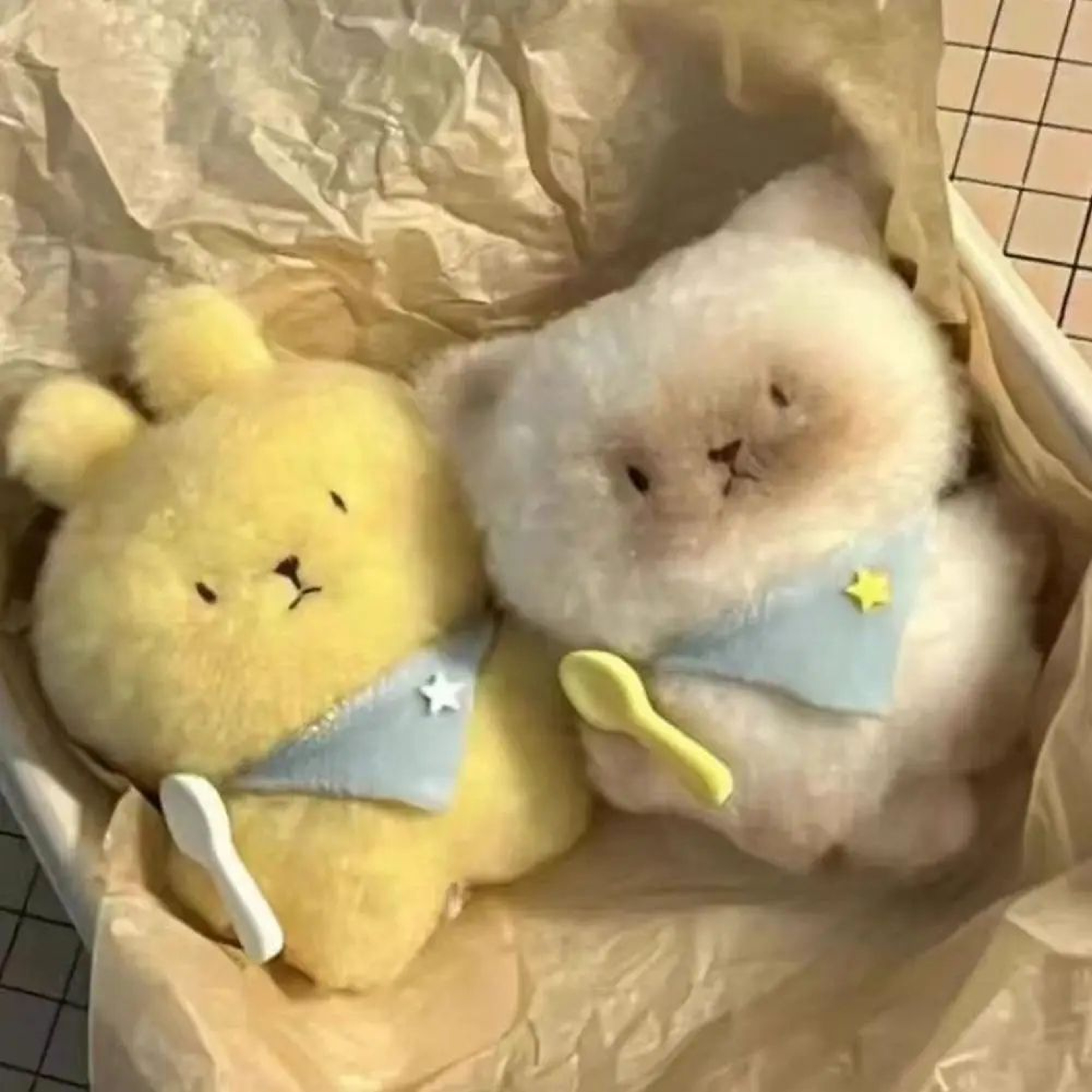 Siamese Cat Plush Keychain  Kawaii Soft Stuffed Doll Bag Charm 0