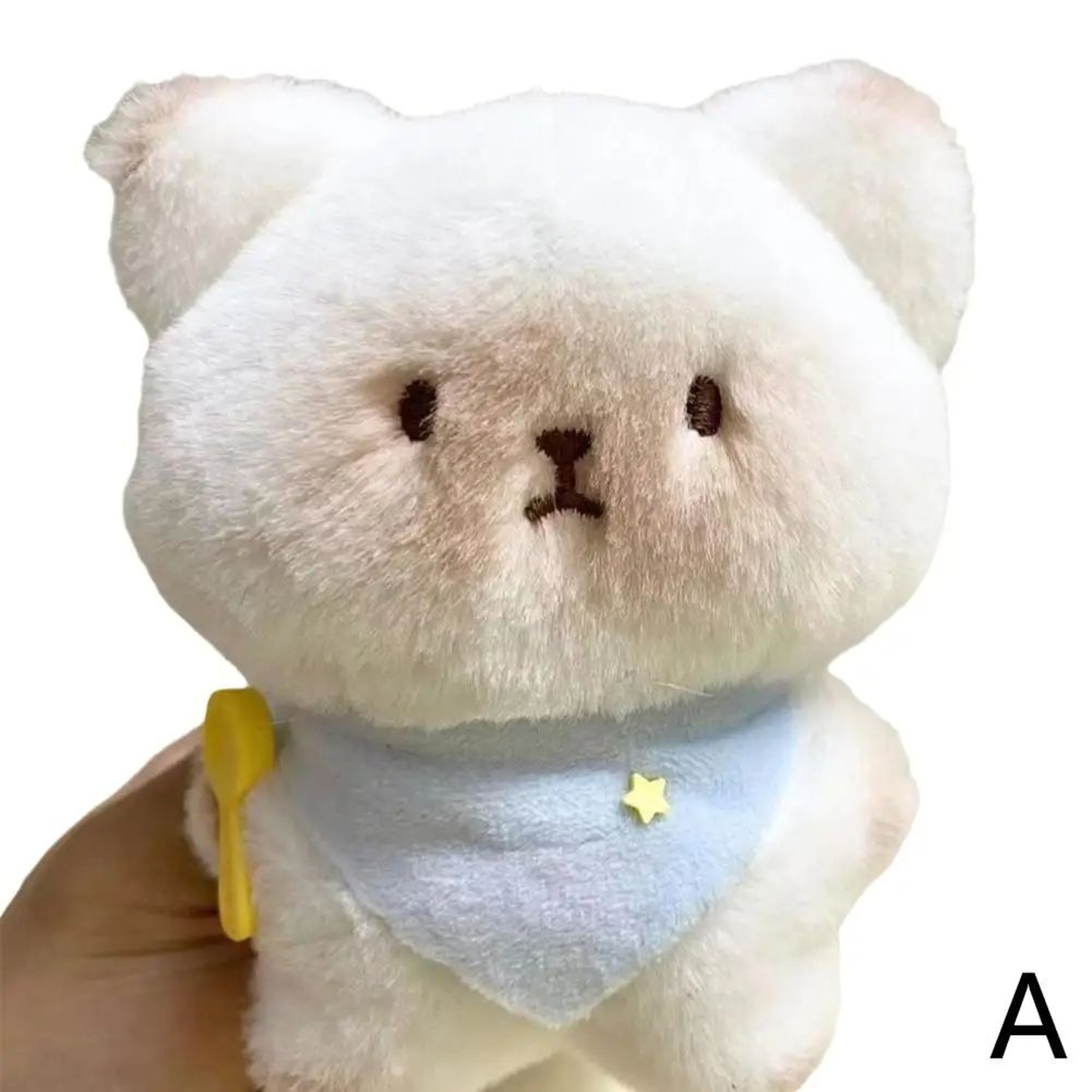 Siamese Cat Plush Keychain  Kawaii Soft Stuffed Doll Bag Charm 6