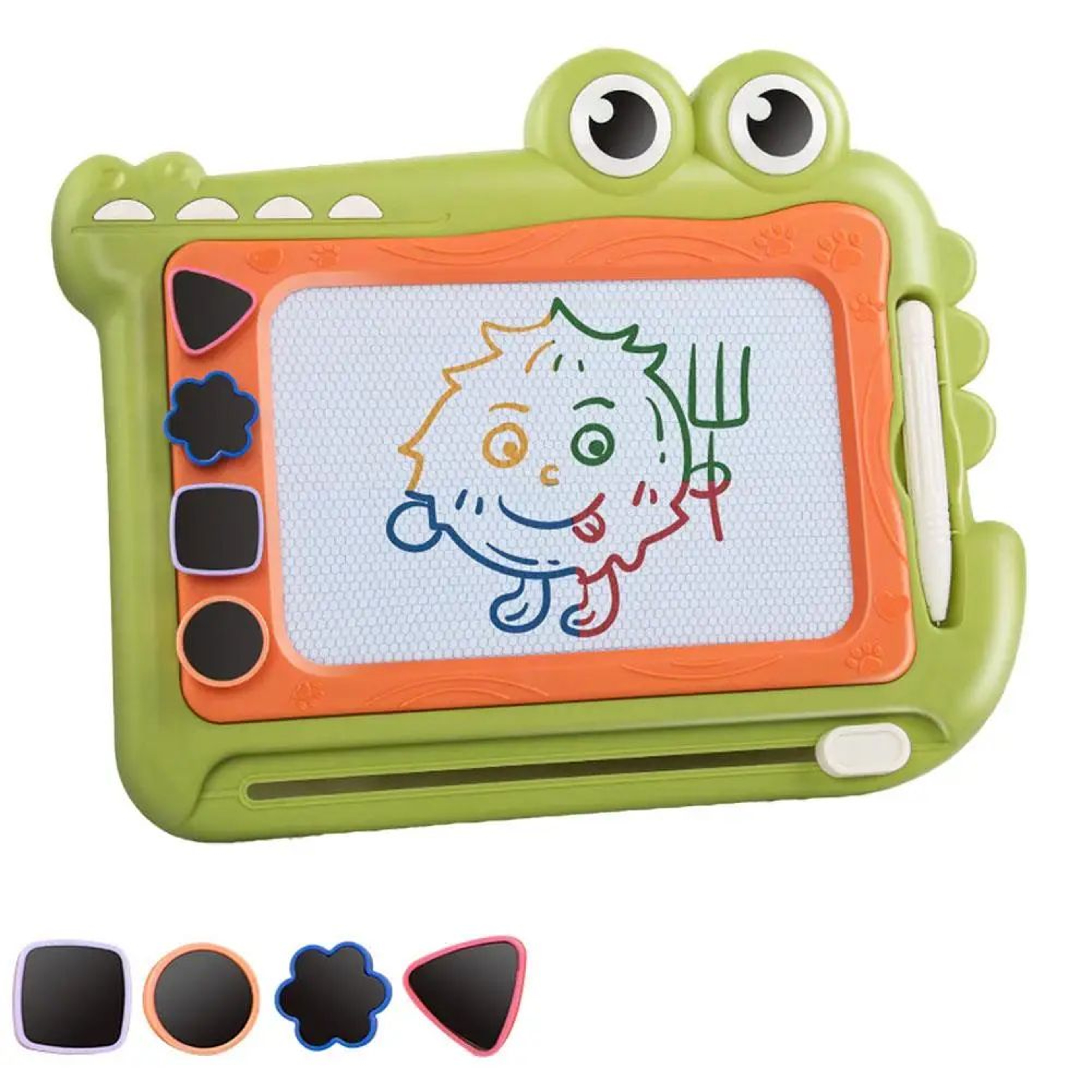 Cartoon Magnetic Drawing Board For Kids  Erasable Montessori Writing Toy 6