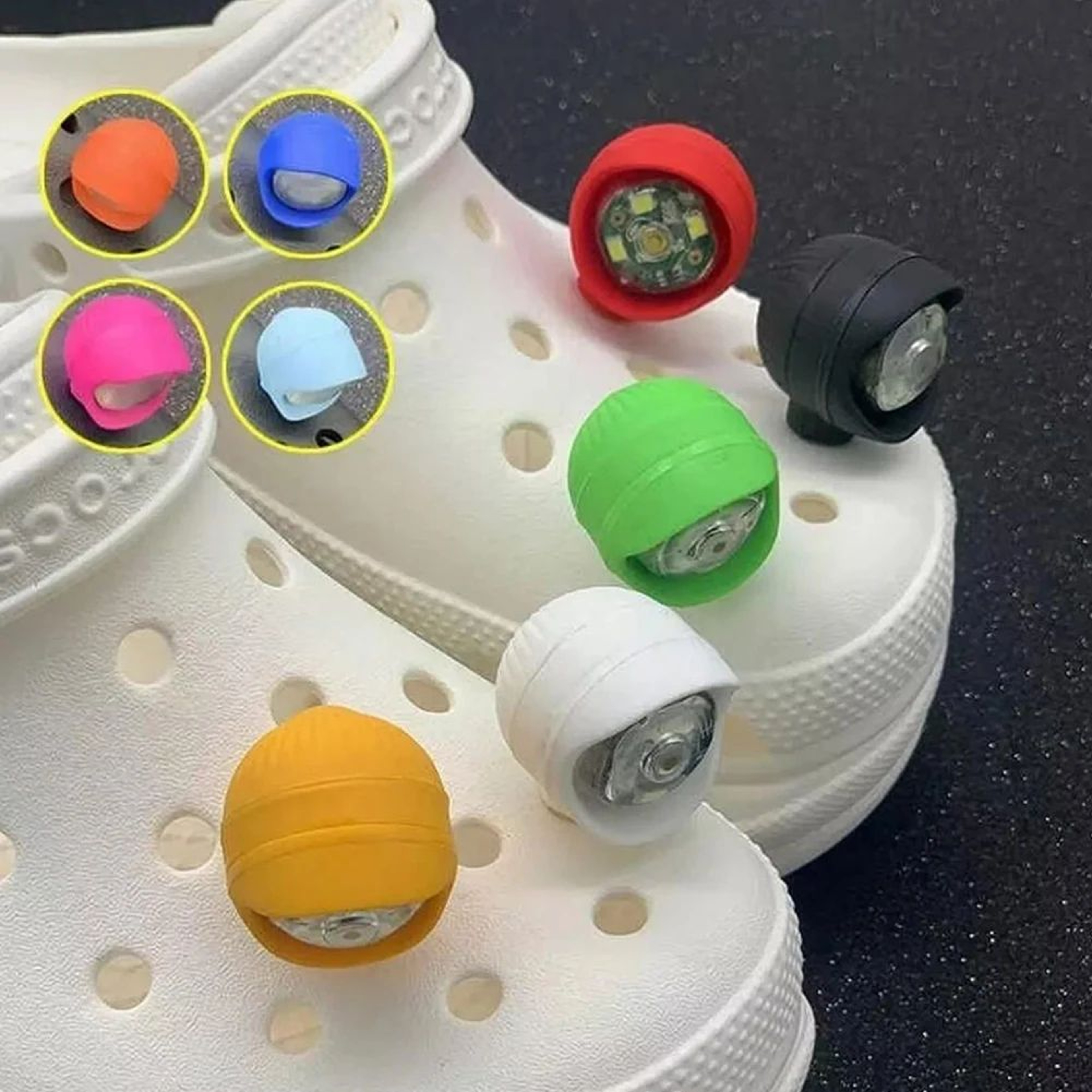 2PCS LED Shoe Headlights  IPX5 Waterproof 3Mode Lights For Night Walking And Camping 0